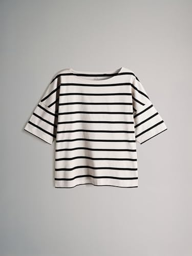 Geo Next The Set T-shirt squadrate pesanti scollo barca da 2