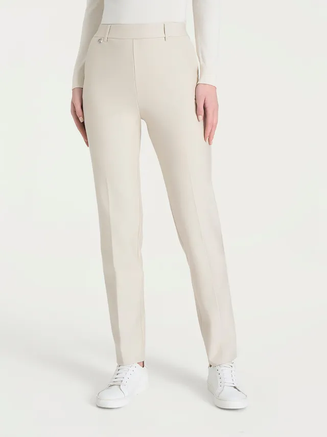 Ragno Compact Pantalone Dritto Punto Milano Tasche Champignon Ingualcibile