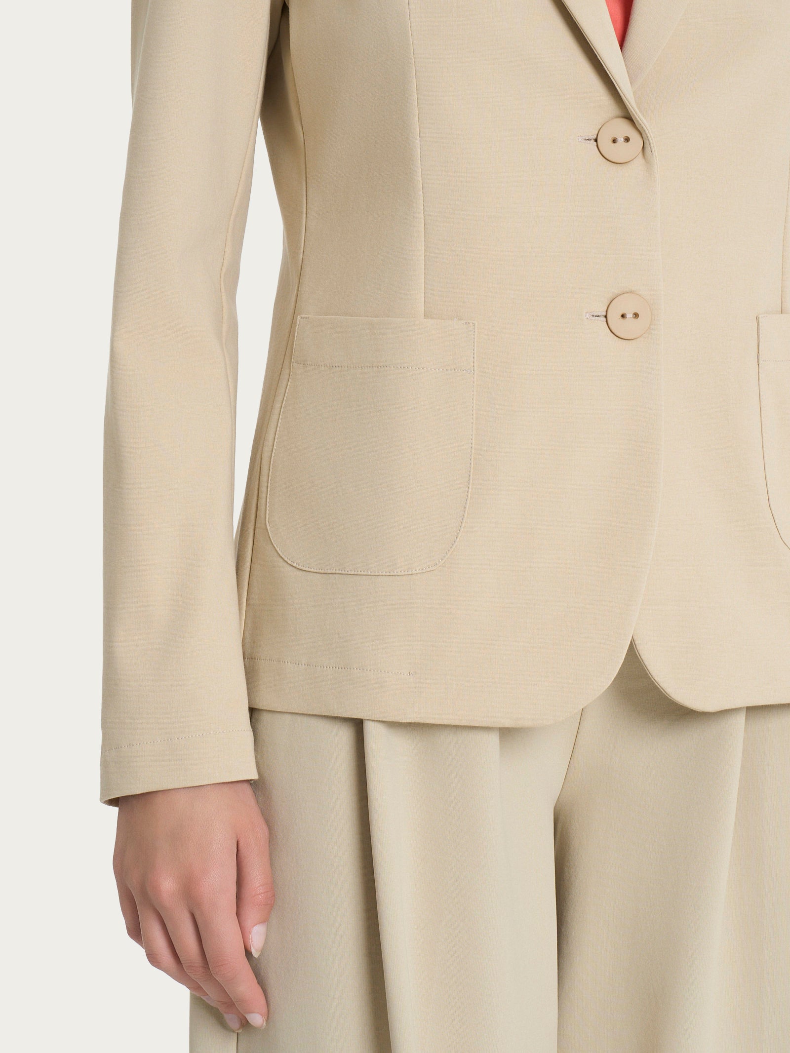 Ragno Compact Light blazer Irish Cream due bottoni regular