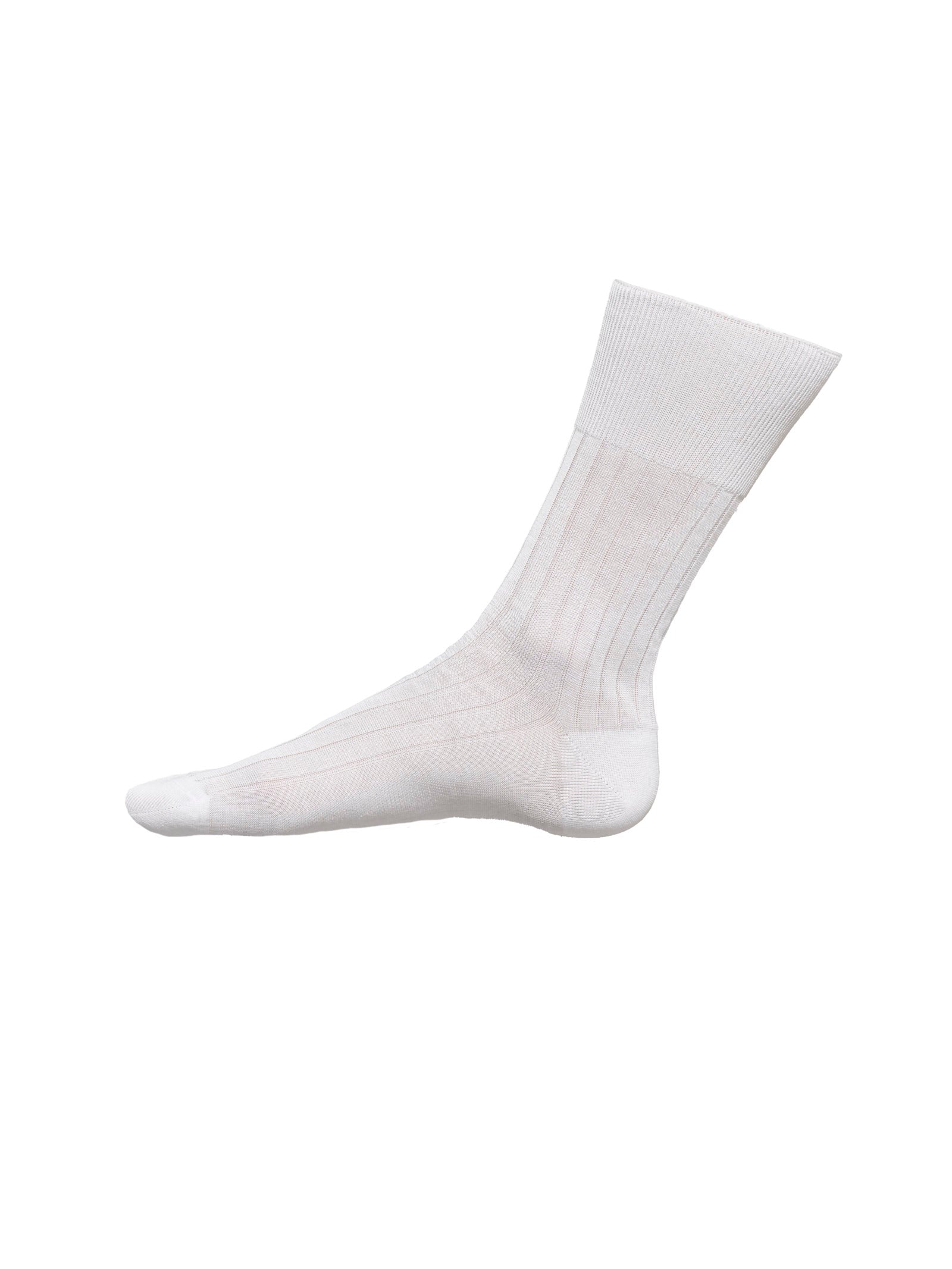 Ragno Calza Sanitaria Corta Bianco Cotone Filo di Scozia