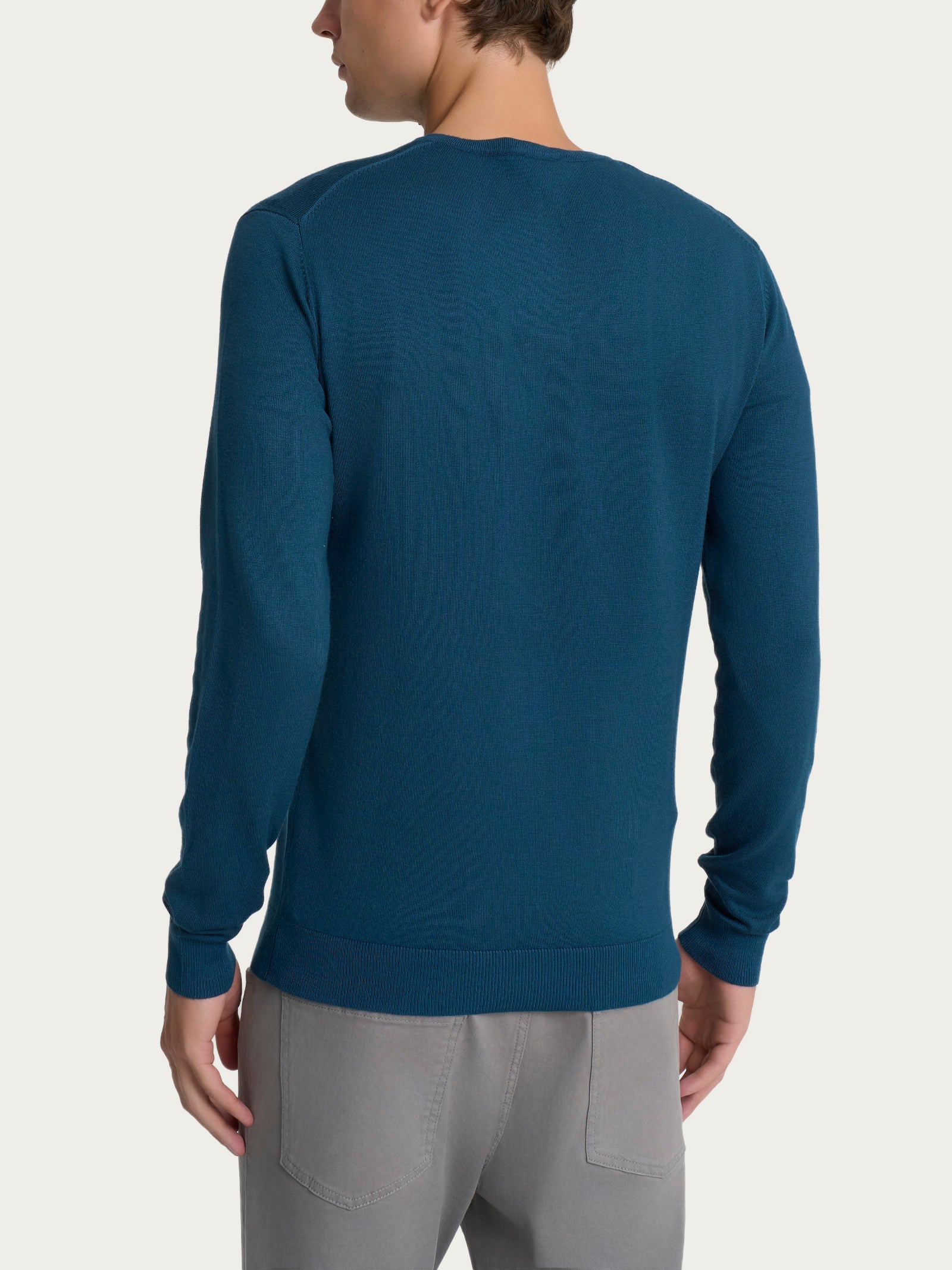 Ragno Four Seasons Pull Scollo V maglia Reflecting Pond