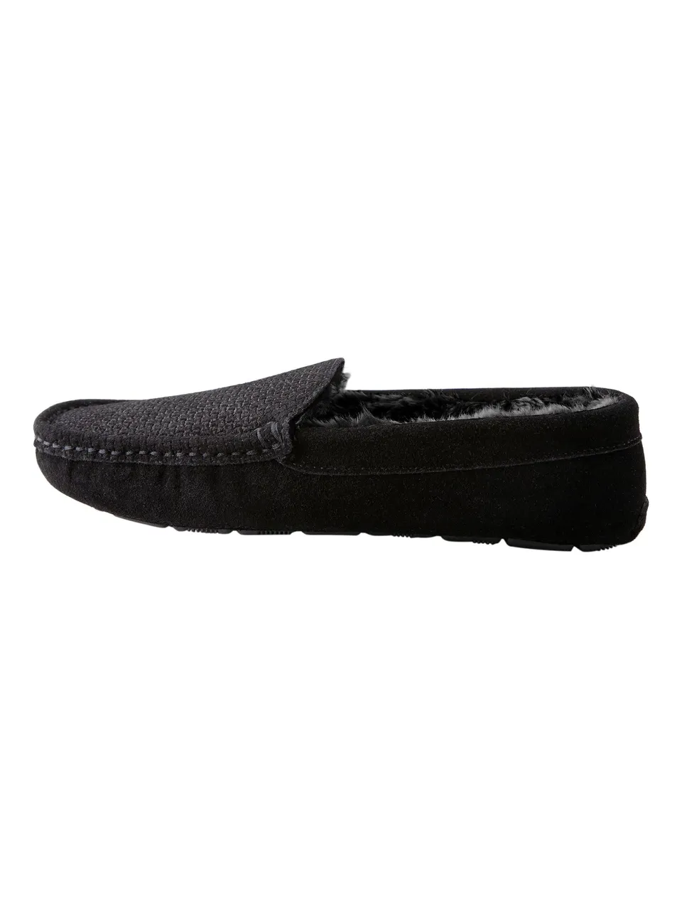Next pantofole mocassino scamosciate uomo 42 EU fodera pelliccia