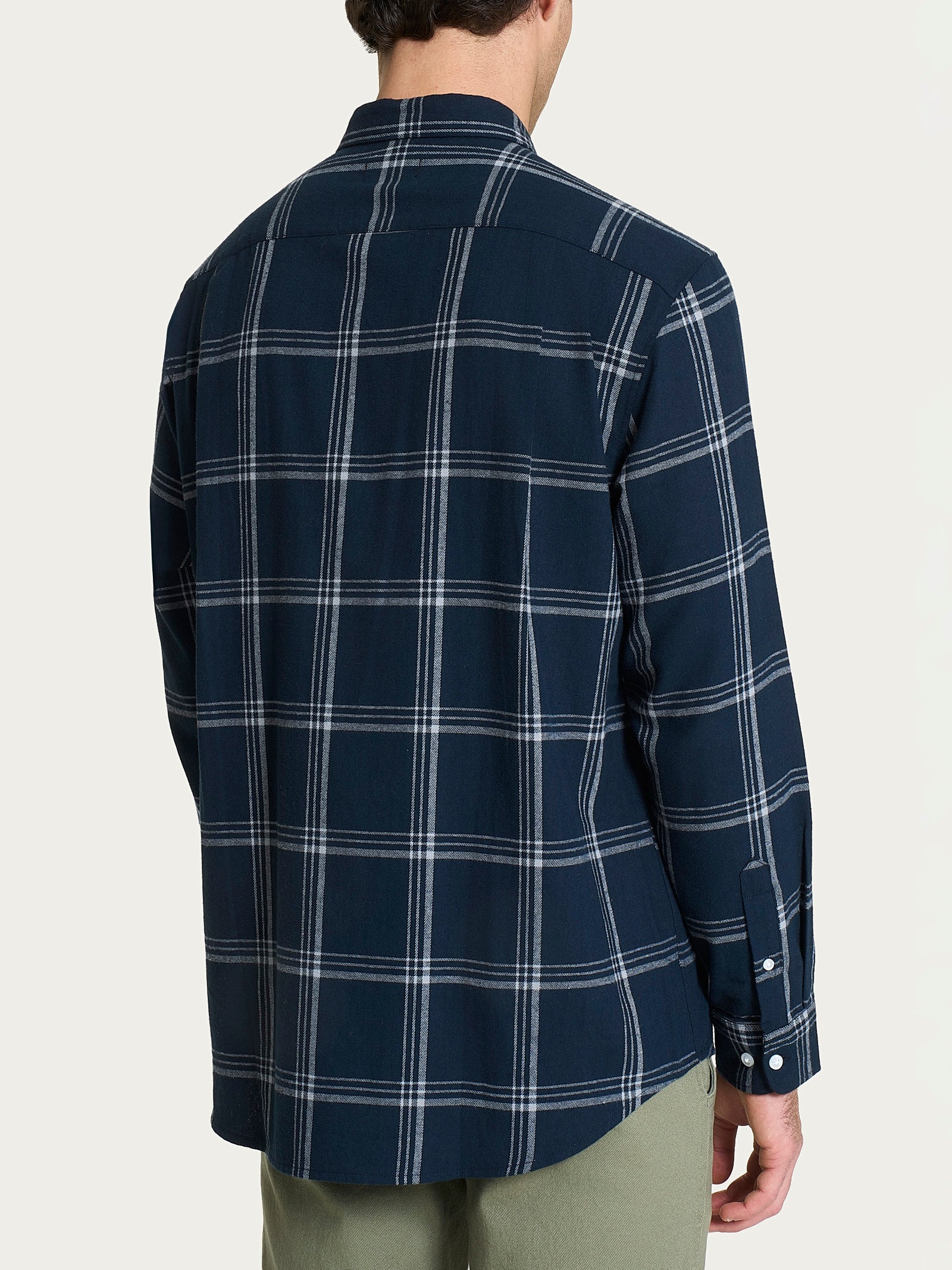 Ragno Camicia Tartan Cotton Flannel Salute Check uomo