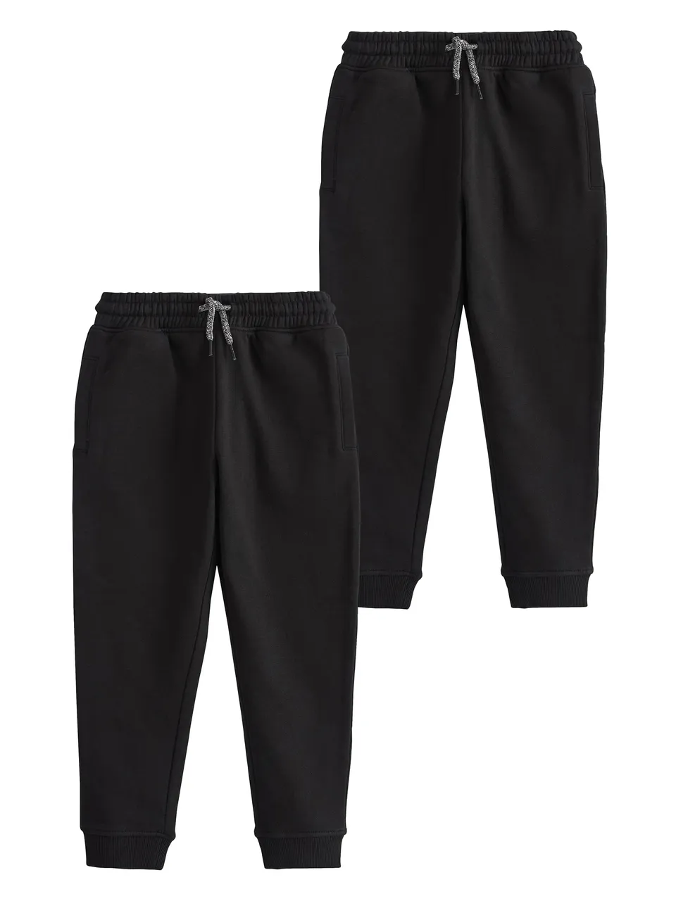 Next Pantaloni Jogging Bimbo Slim 116 Nero 2 Pezzi