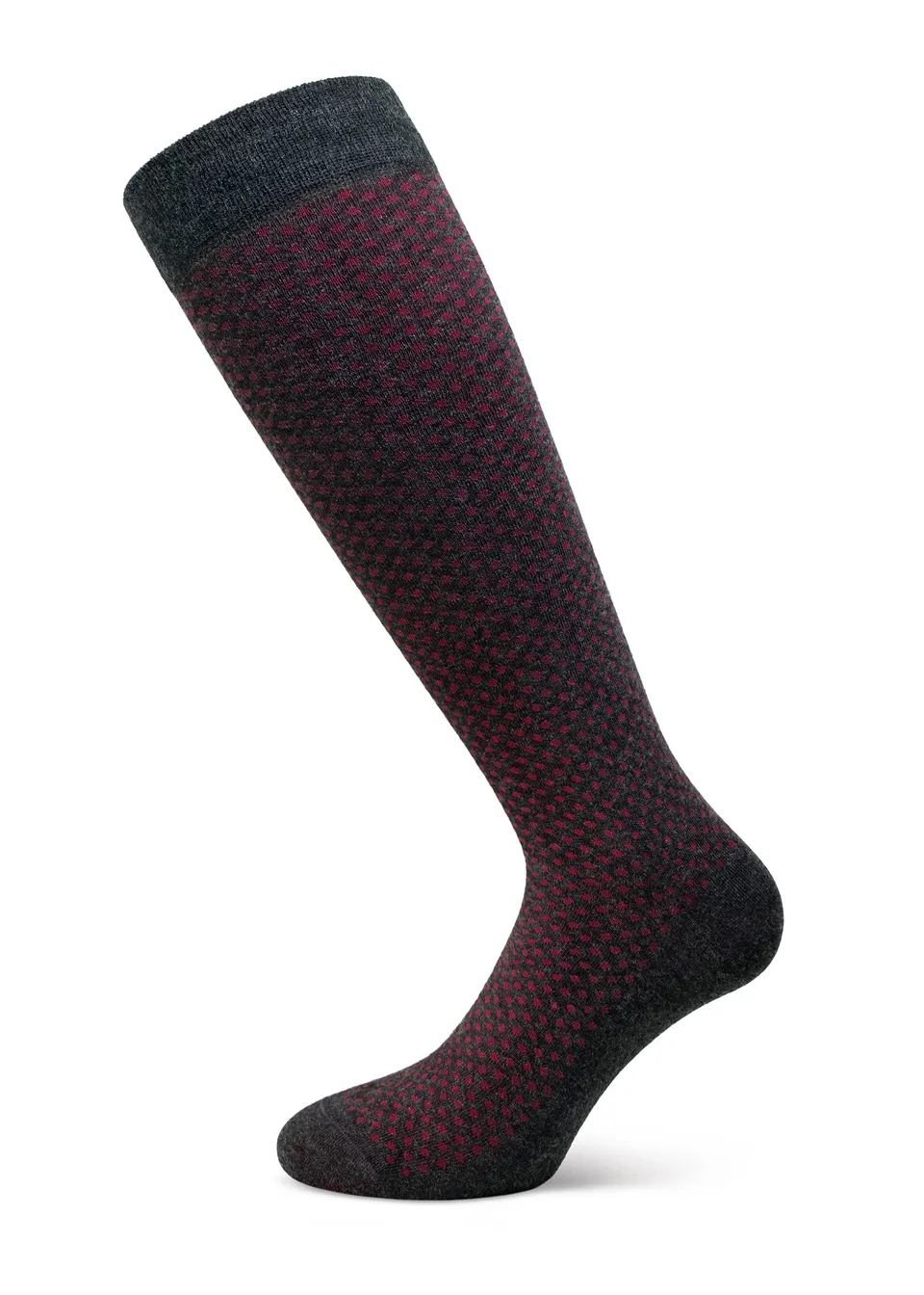 Philippe Matignon Glasgow calza lunga uomo micropois cashmere