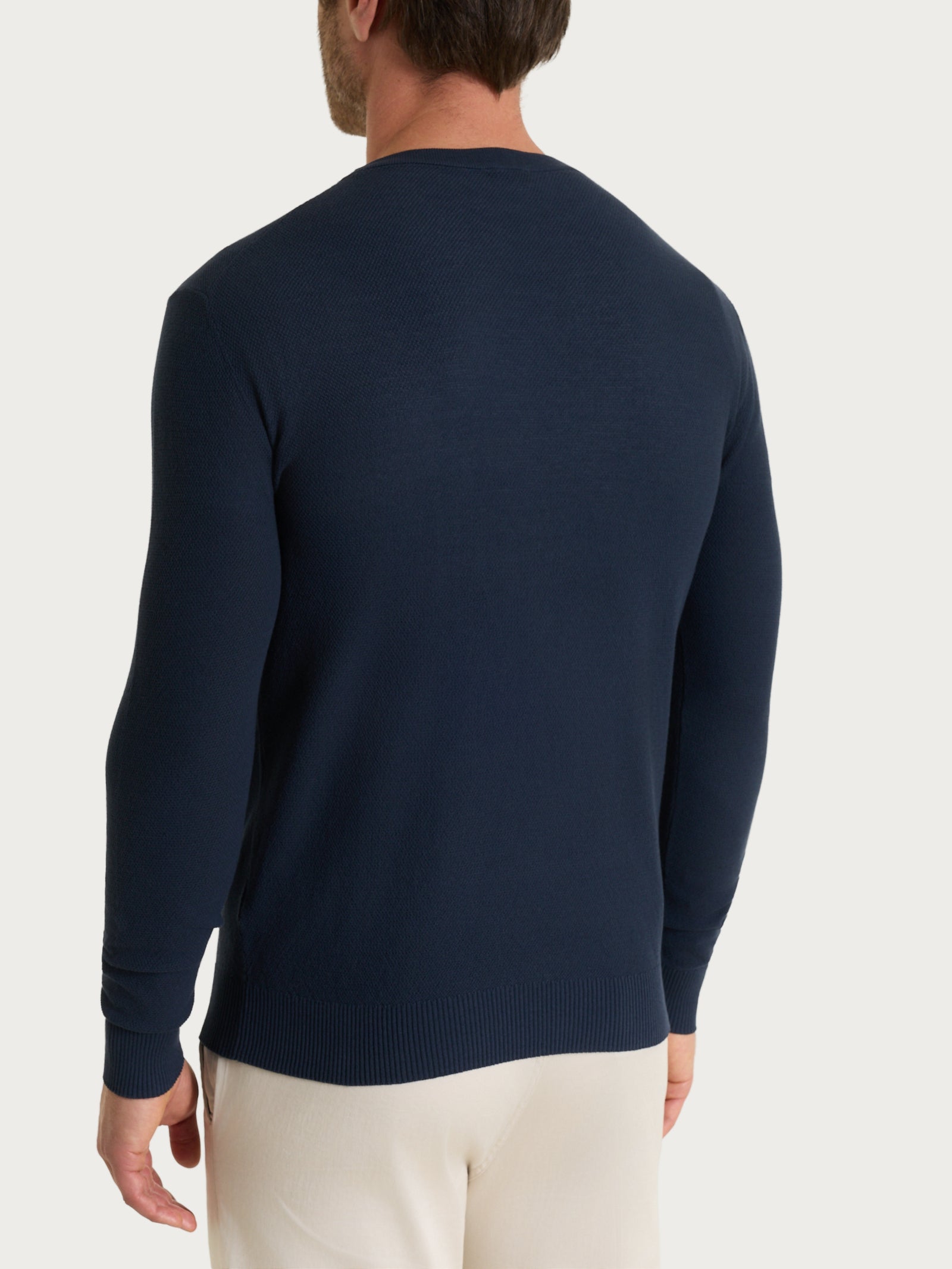 Ragno Puro Cotone Maglia piquet uomo Outer Space