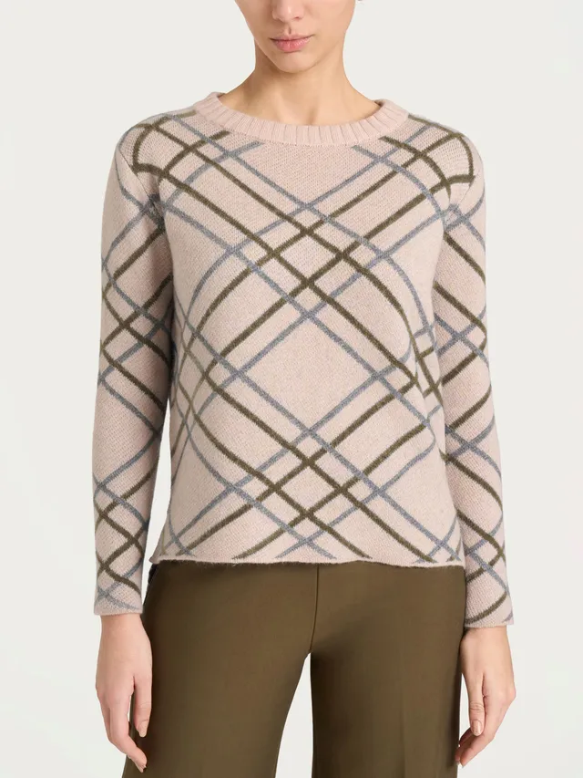 Ragno Natural Soft maglia barchetta fantasia zenzero