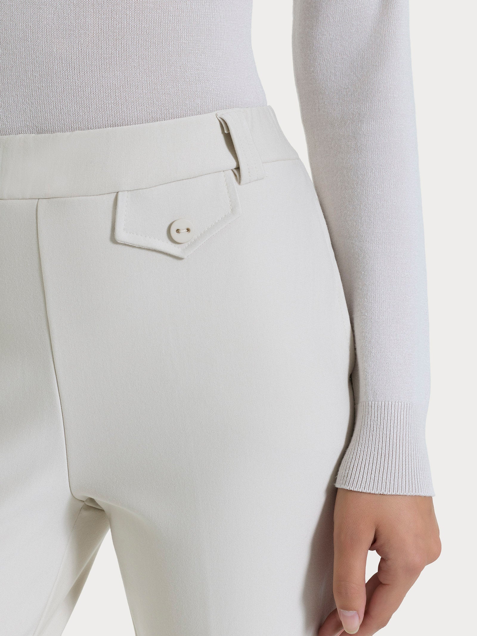 Ragno Compact pantalone dritto taschino champignon