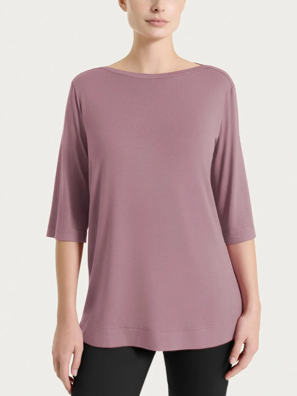 Ragno Viscosa Summer Maglietta Manica 3/4 Twilight Mauve viscosa
