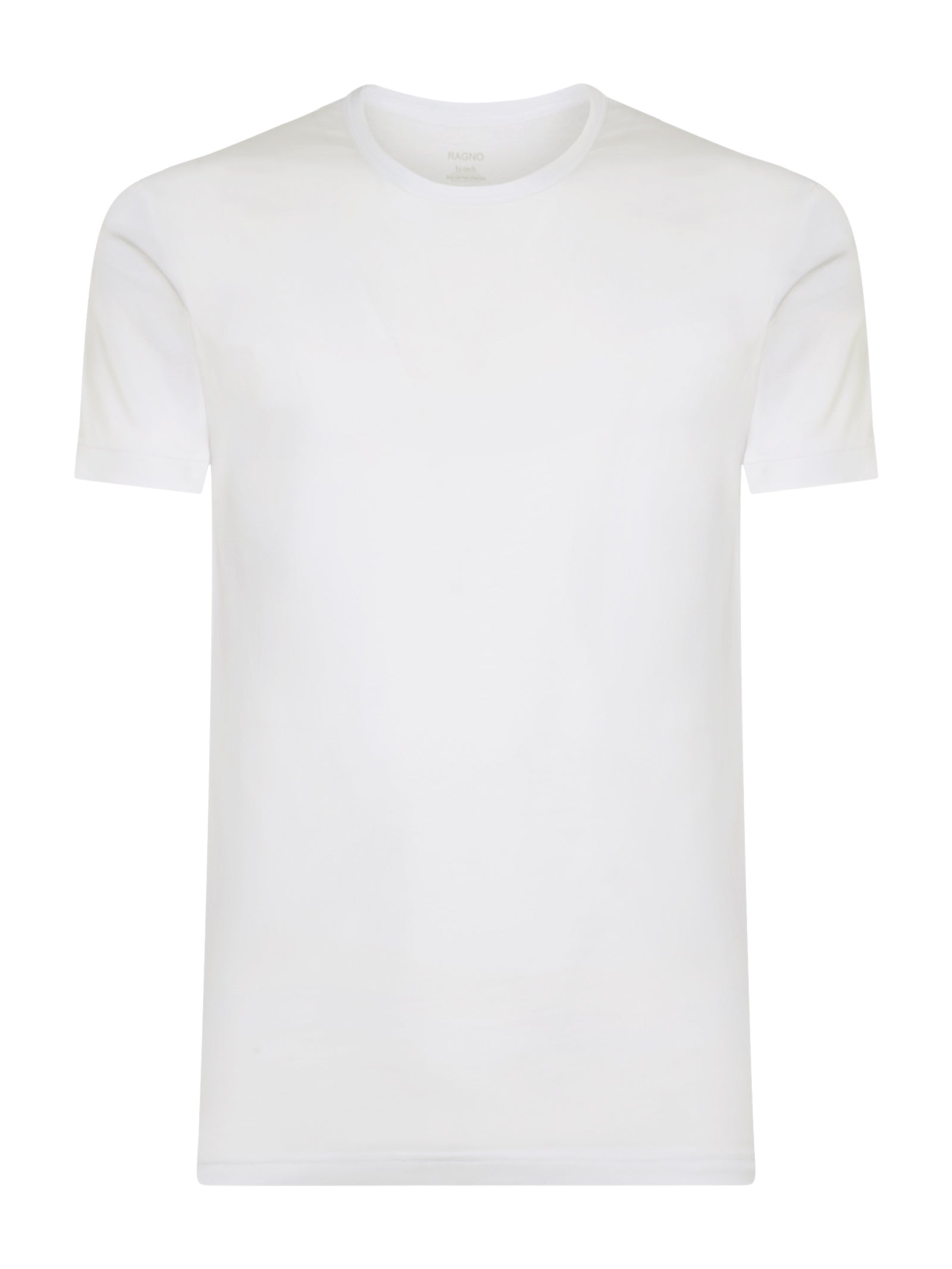 Ragno Comfort Maglietta Girocollo Cotone Bianco Uomo