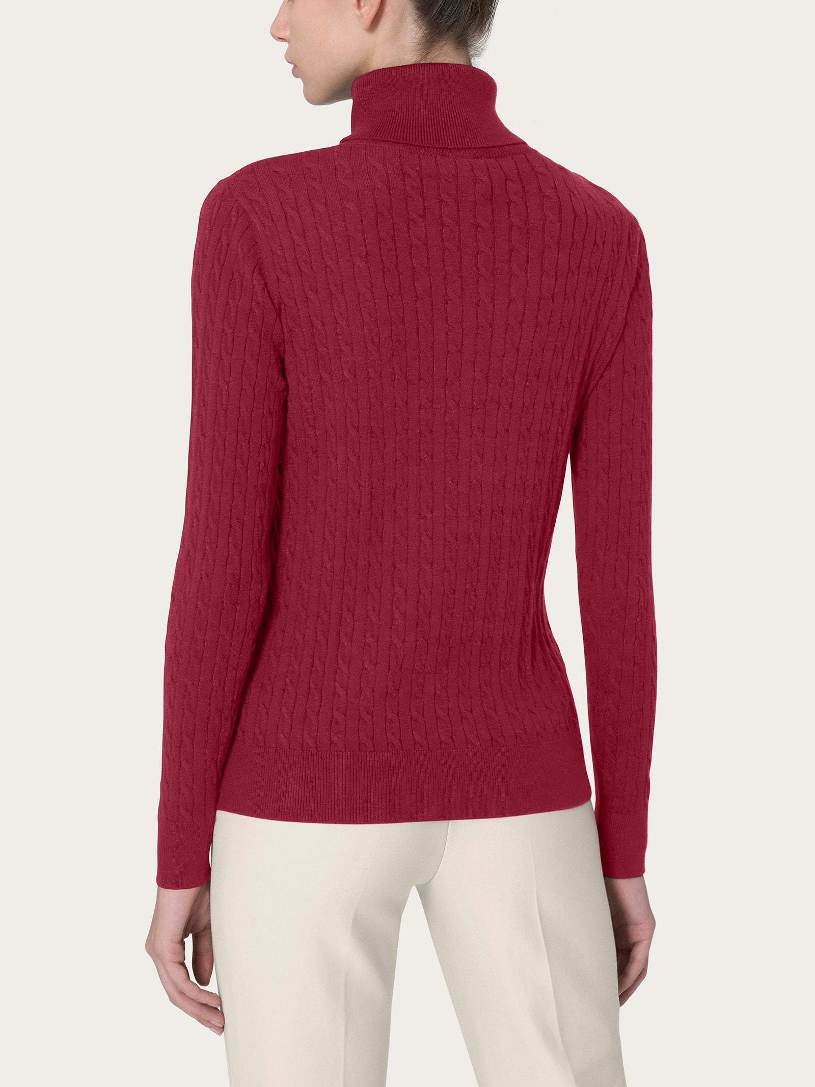 Ragno Super Soft Dolcevita Donna Tibetan Red calda