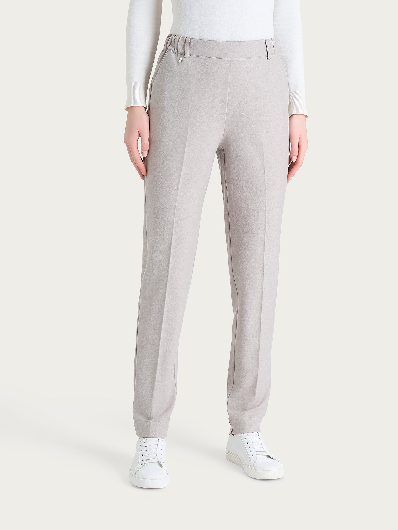 Ragno Flannel Twill Pantalone Chino Slim Nude Viscosa