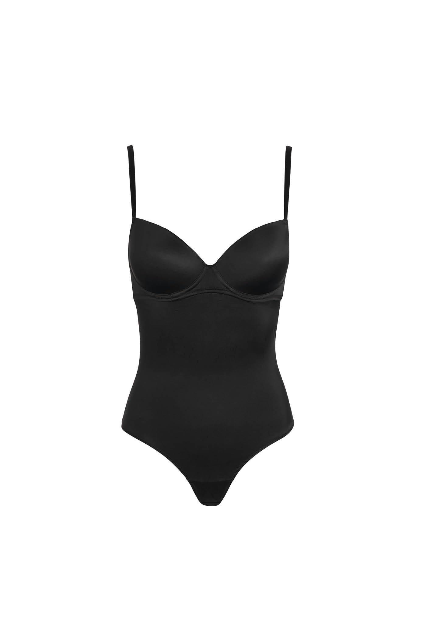 Goldenpoint Body Pizzo Coppe Imbottite Ferretto Bottoni Automatici