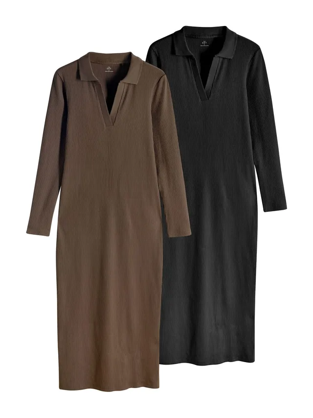 Geo Next The Set abiti donna maxi coste confezione 2 maniche lunghe