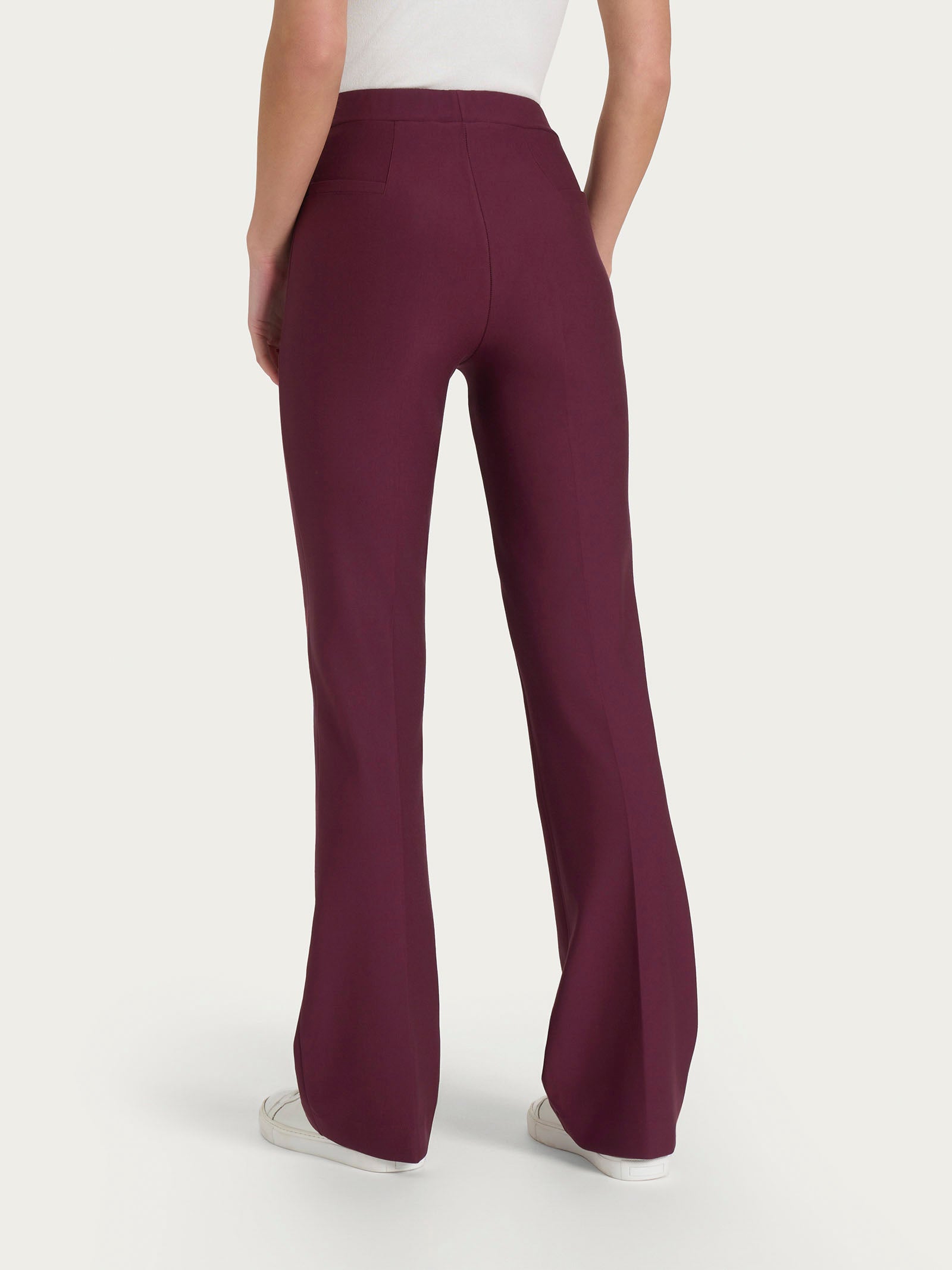 Ragno Compact pantalone flare donna Fig elasticizzato