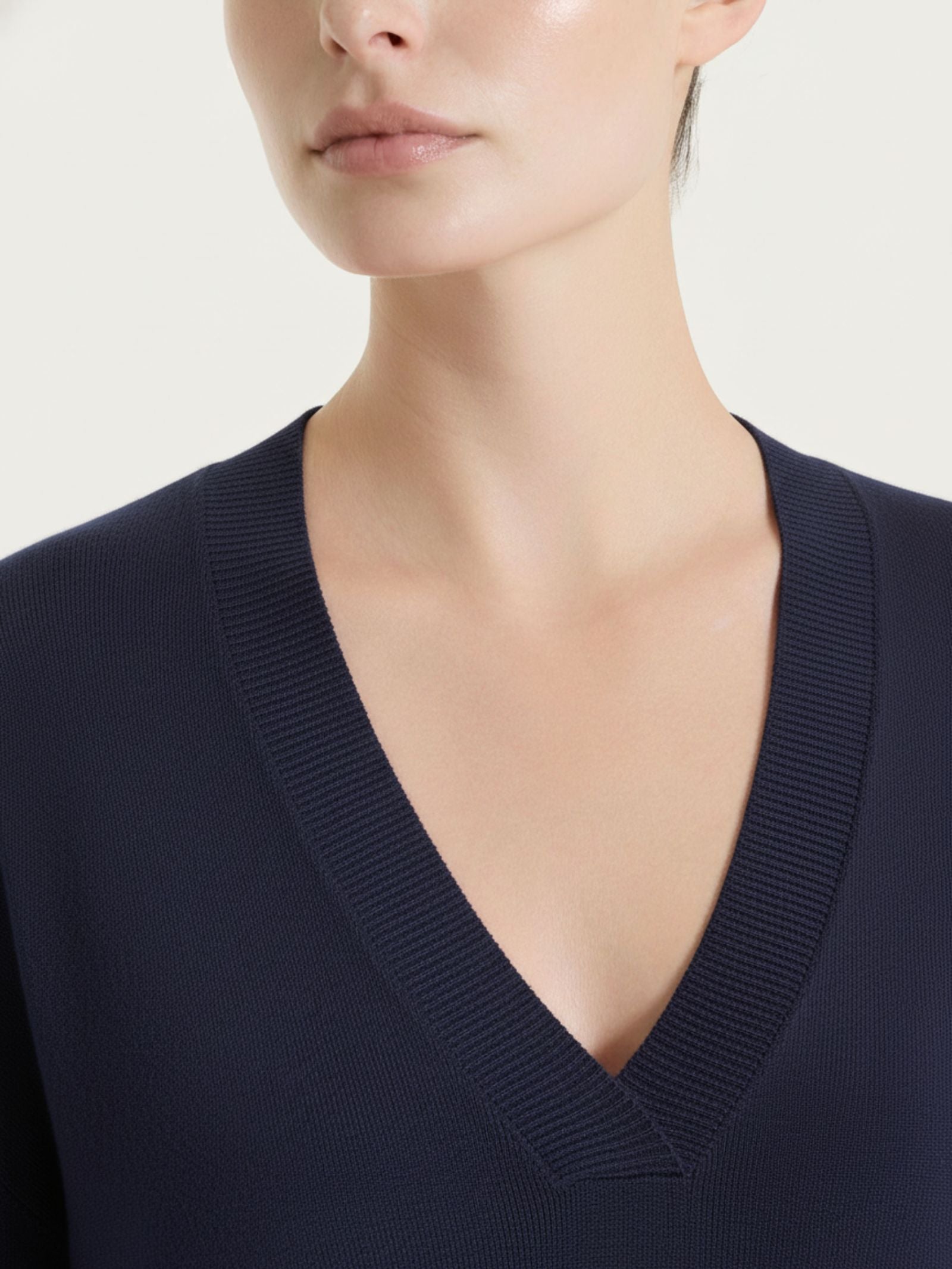 Ragno Summertime Maglia Scollo V Donna Blu Manica 3/4