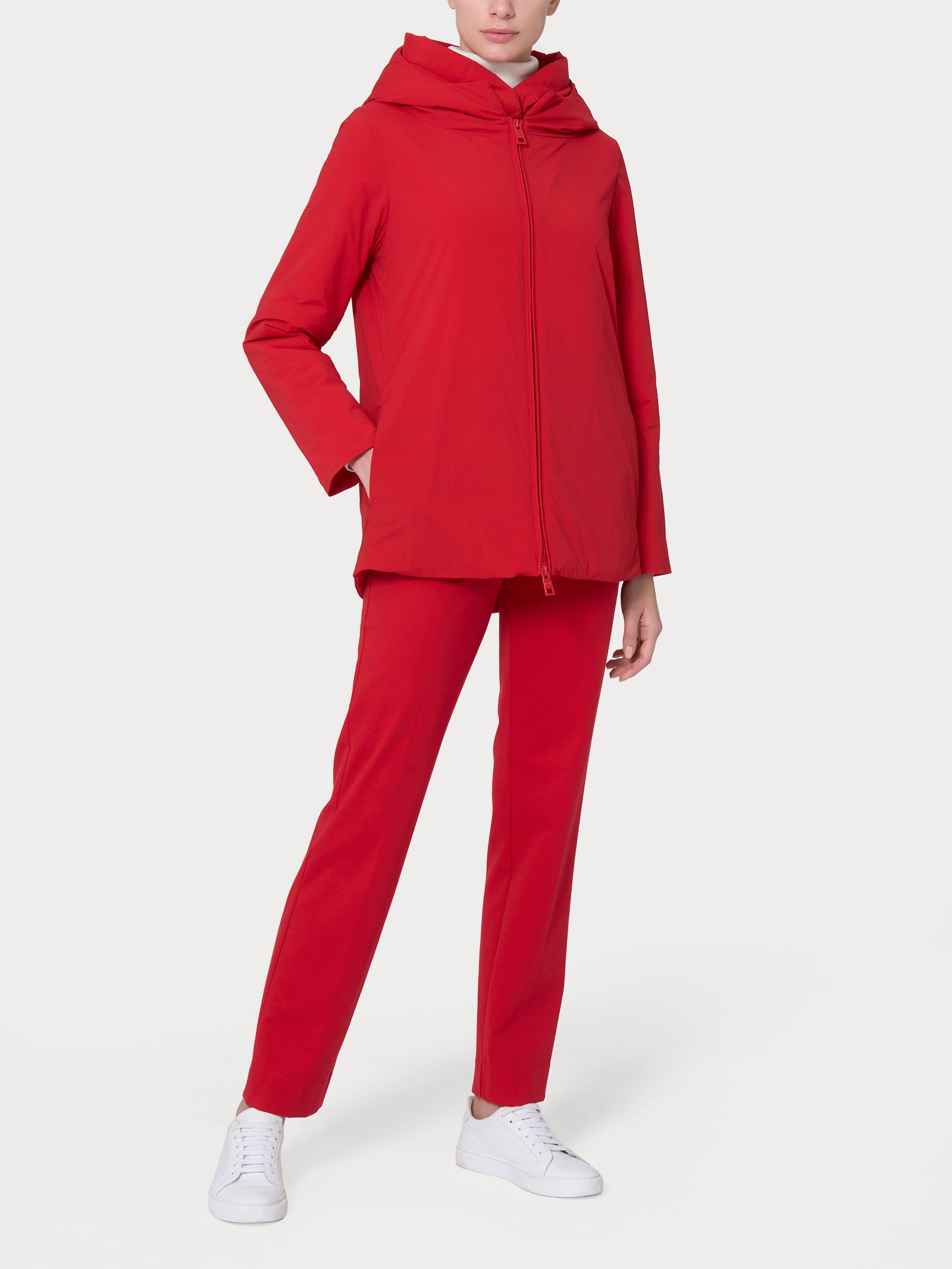 Ragno SL Outerwear Piumerino Lana 150g Rosso Cappuccio