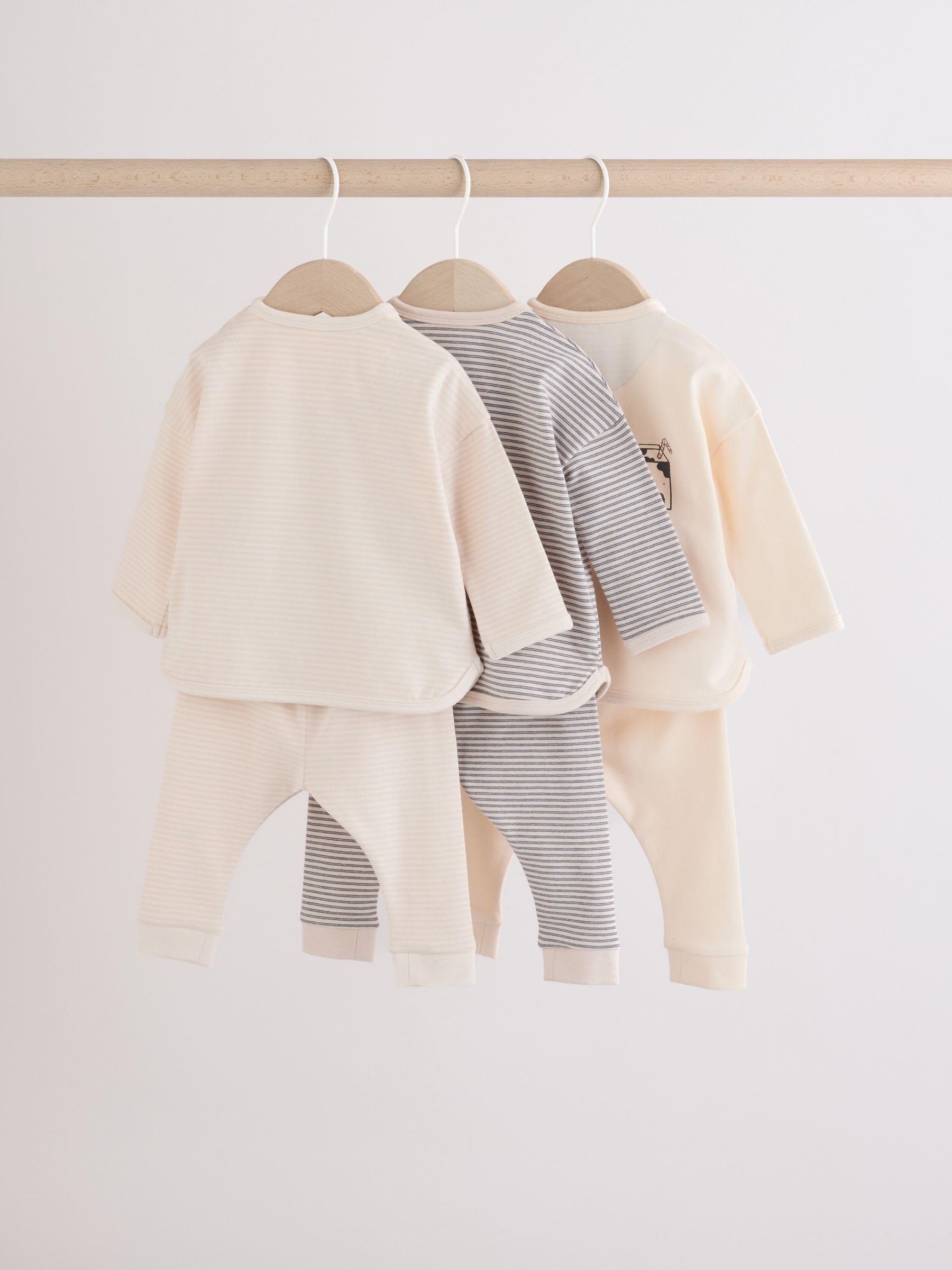Next Set Neonato Top+Leggings 6 Pezzi 62-68