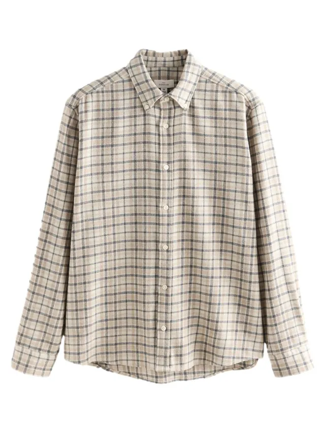Next Signature camicia uomo quadri maniche lunghe M comoda