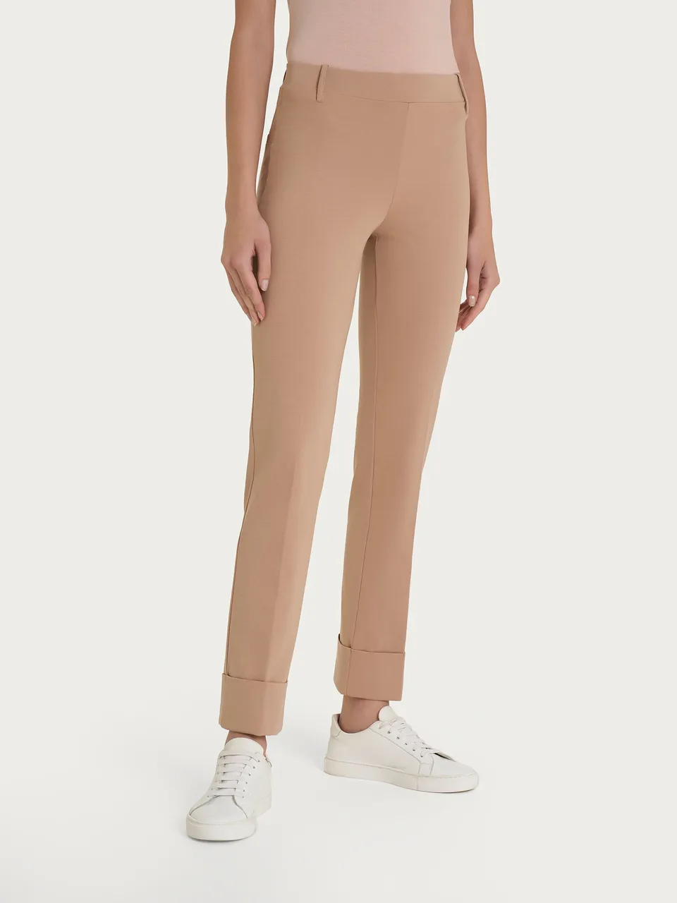 Ragno Compact Light Pantalone Dritto Warm Taupe Misto Cotone