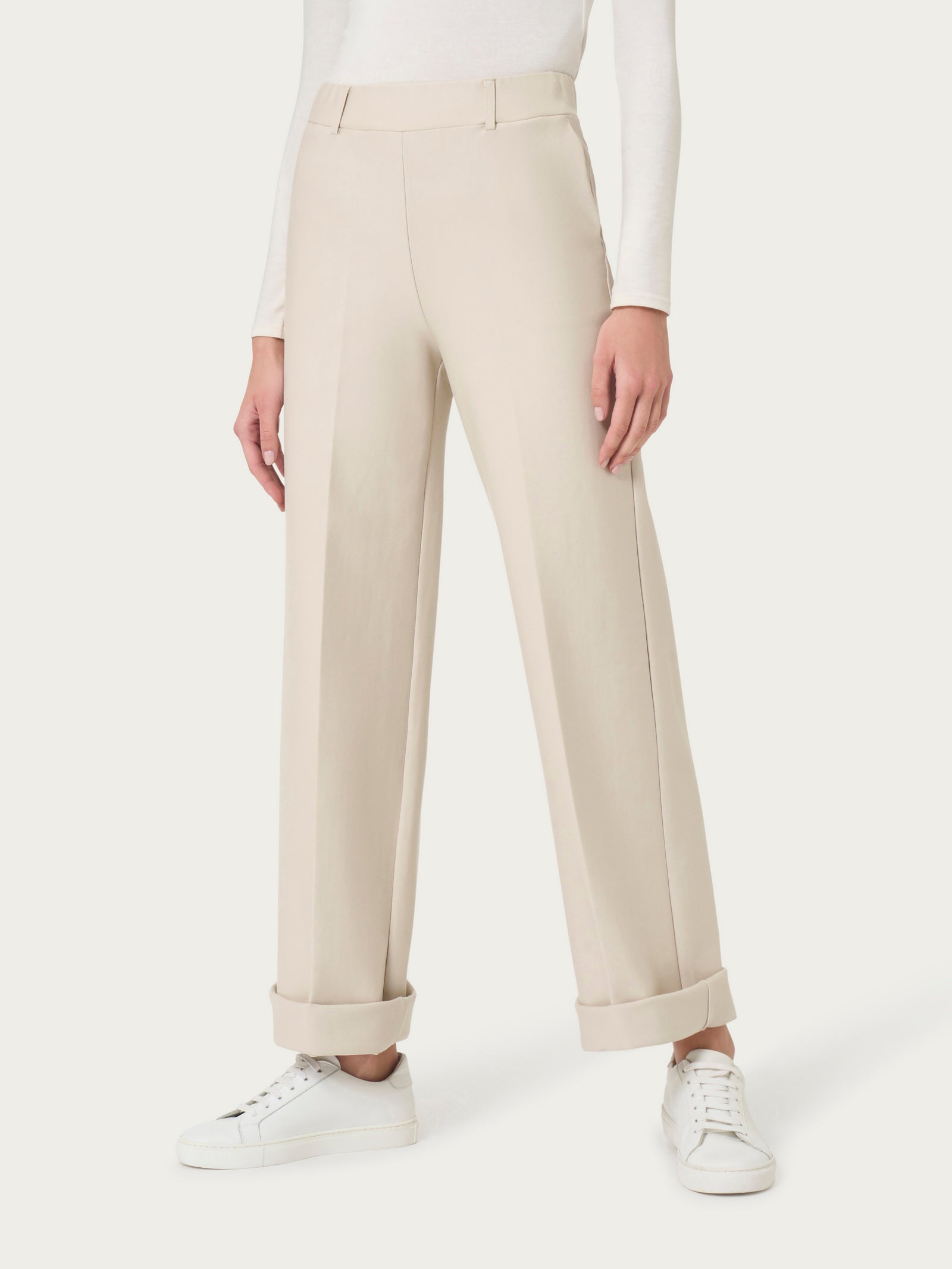 Ragno Compact Light pantalone ampio Champignon tasche
