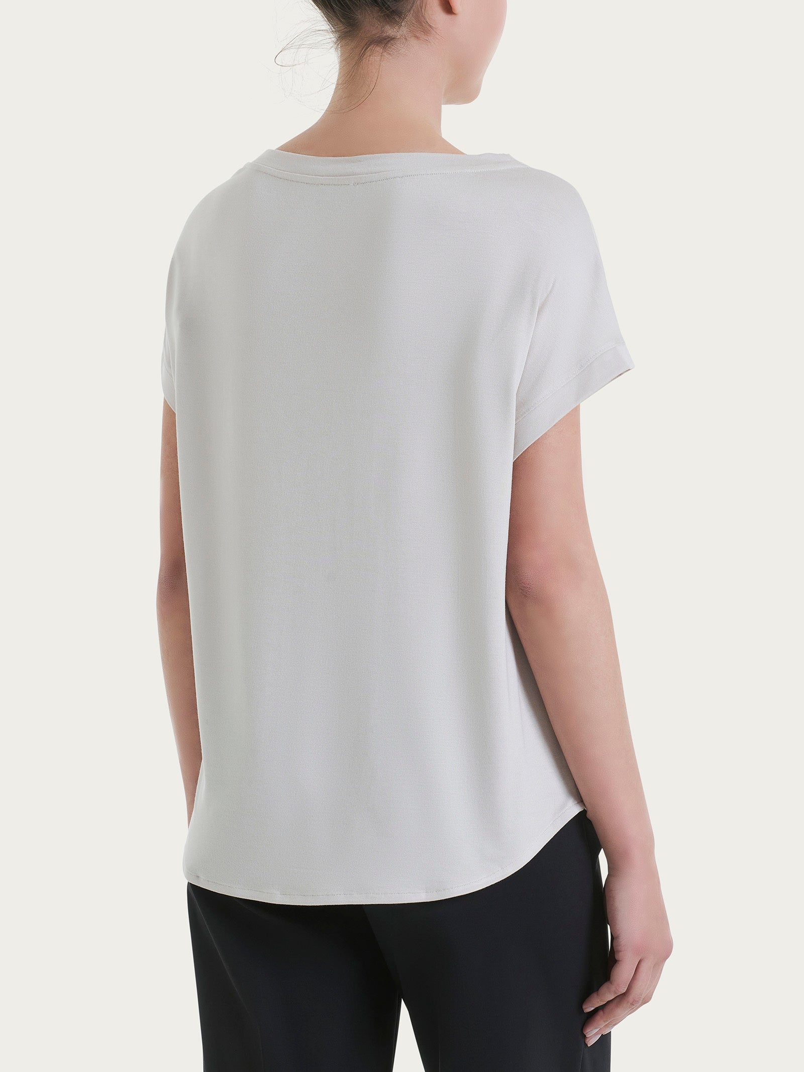 Ragno Viscosa Summer Maglietta Kimono Champignon fresca
