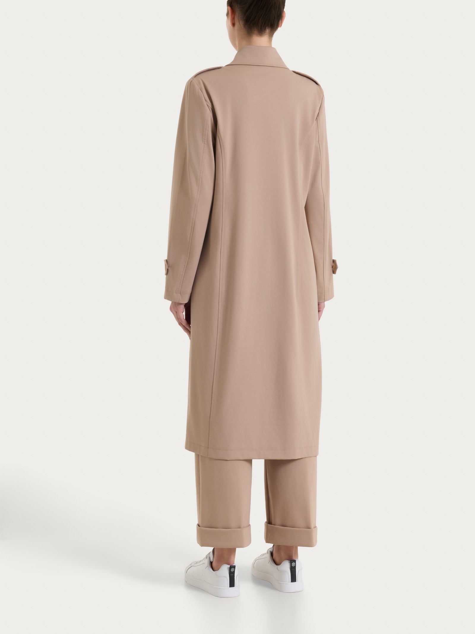 Ragno Compact Light trench lungo Compact Light warm taupe
