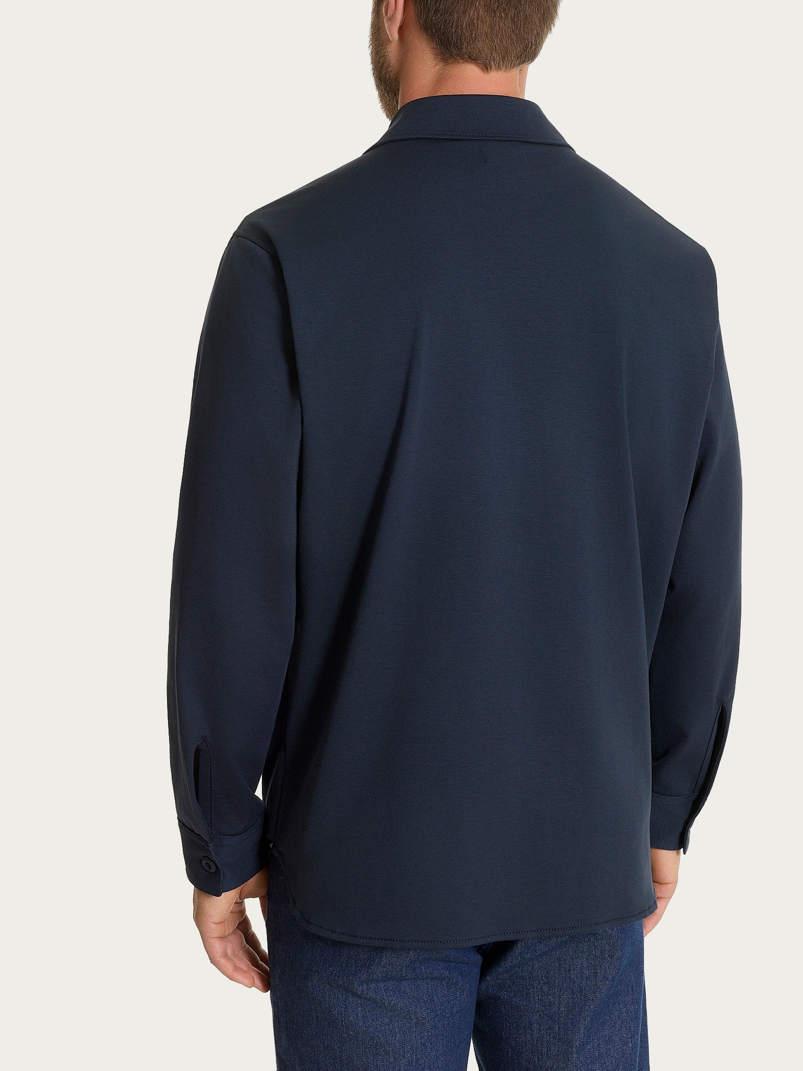 Ragno Compact Light Giacca Uomo Blu con Tasche