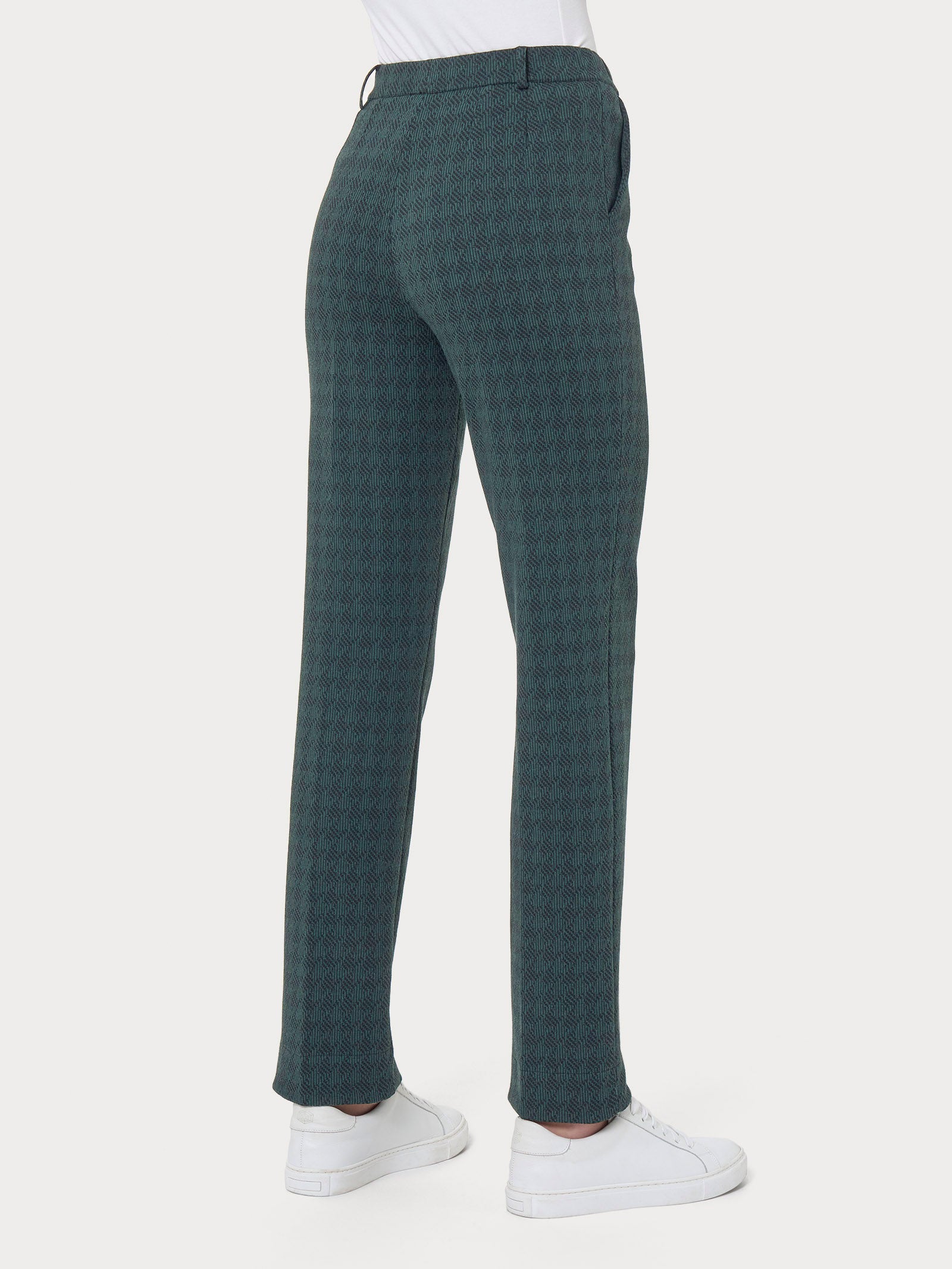 Ragno The Straight Leg pantalone pied de poule Fant. Rain Forest