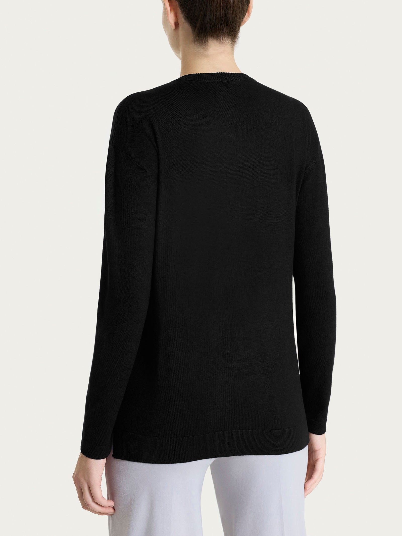 Ragno Summertime cardigan con bottoni Nero soft