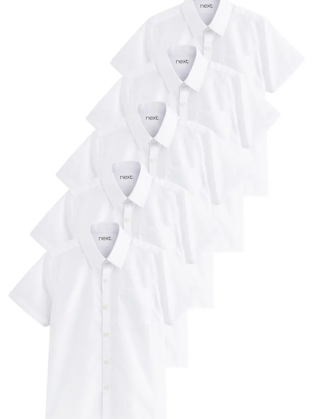 NEXT Camicie Scuola Maniche Corte Bambino 5 Pezzi 128