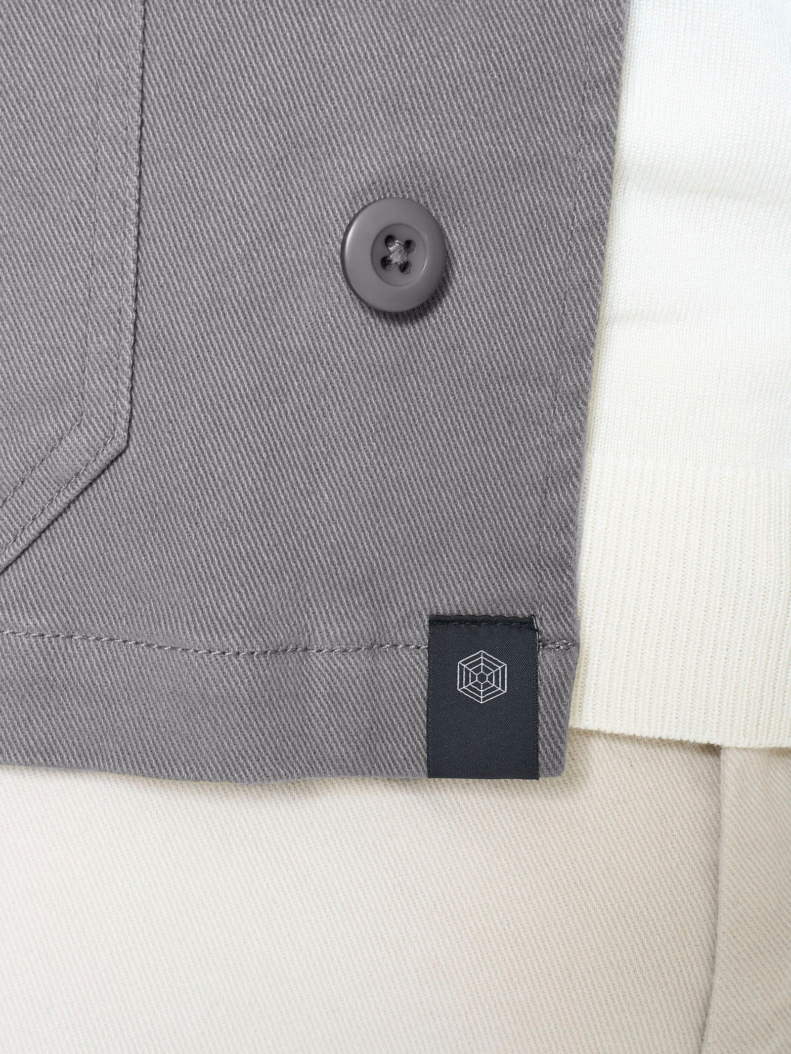 Ragno Compact giacca utility pietra cotone elasticizzato