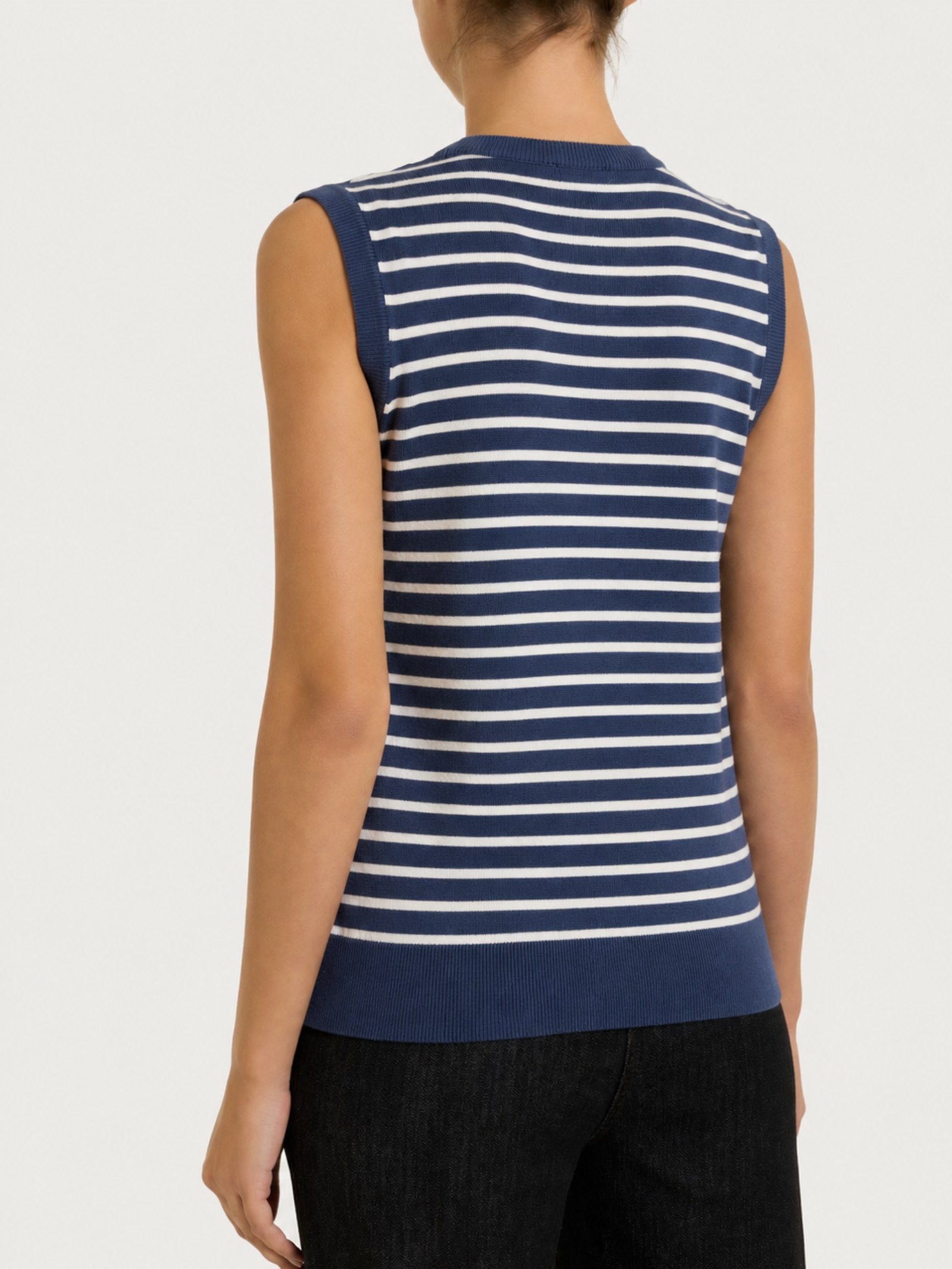 Ragno Four Seasons smanicato donna Fant. Oceana righe