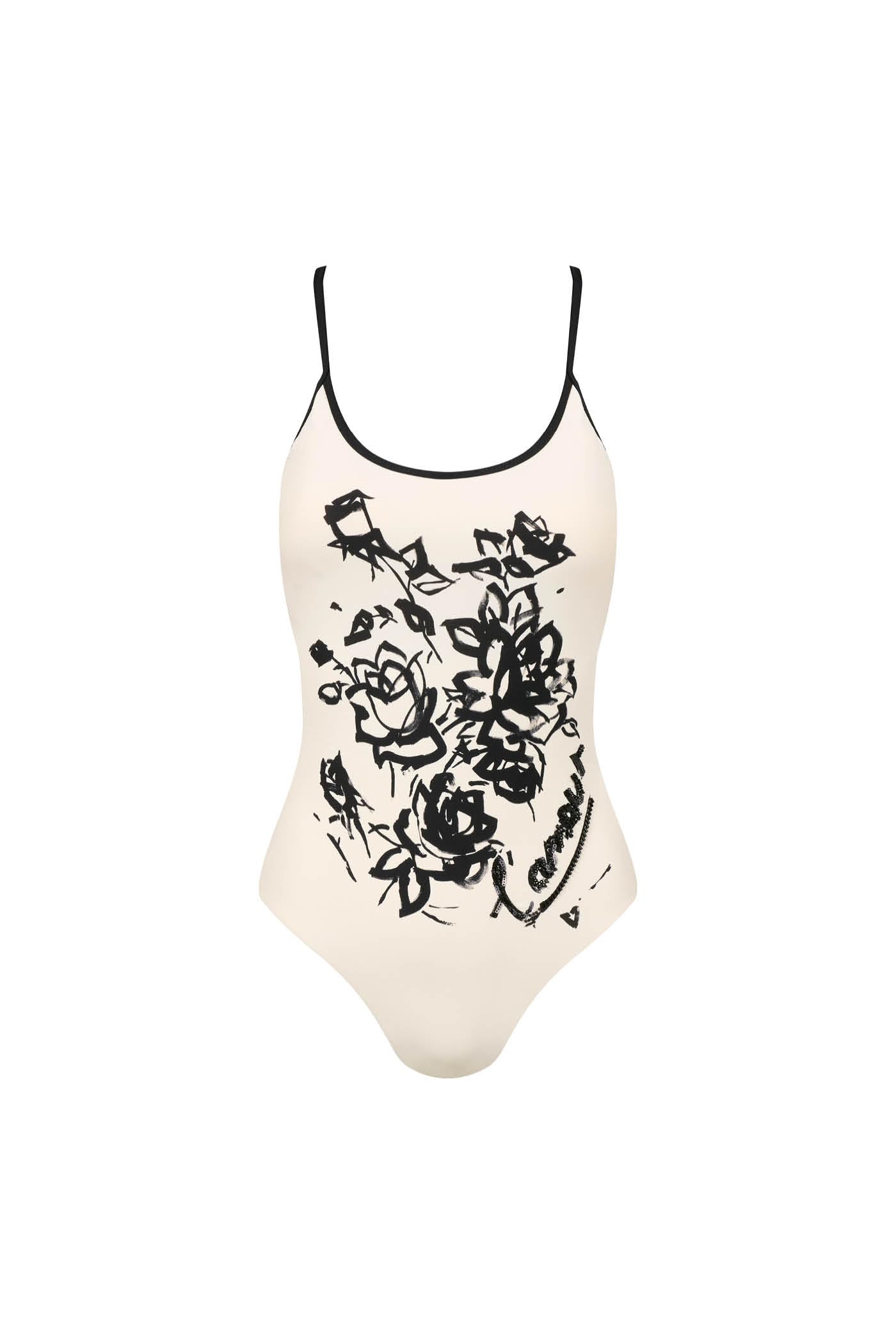Goldenpoint Amour costume intero olimpionico pizzo