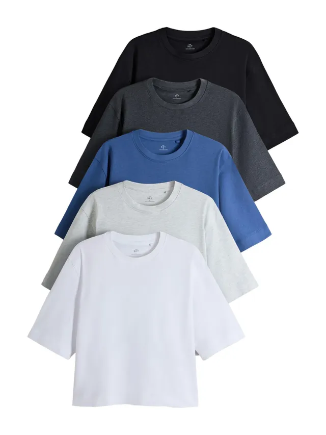 Geo Next The Set t-shirt donna pesante 5 pezzi comoda