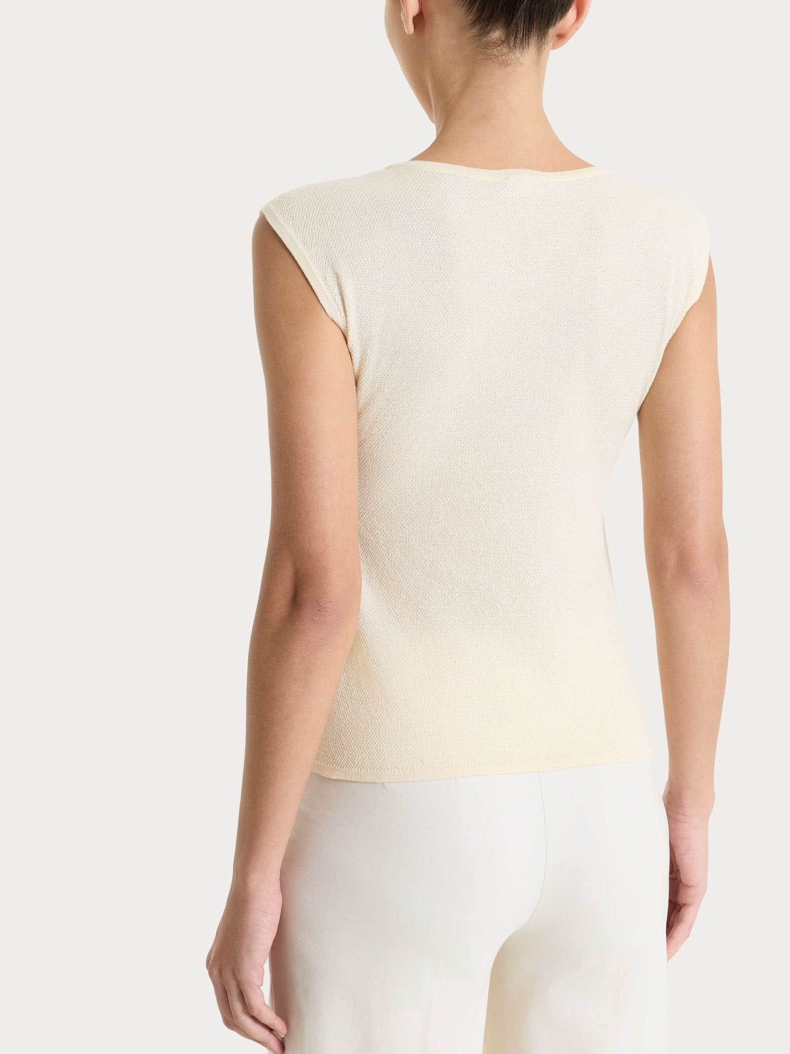 Ragno Puro Cotone Gilet smanicato whitecap gray puro cotone