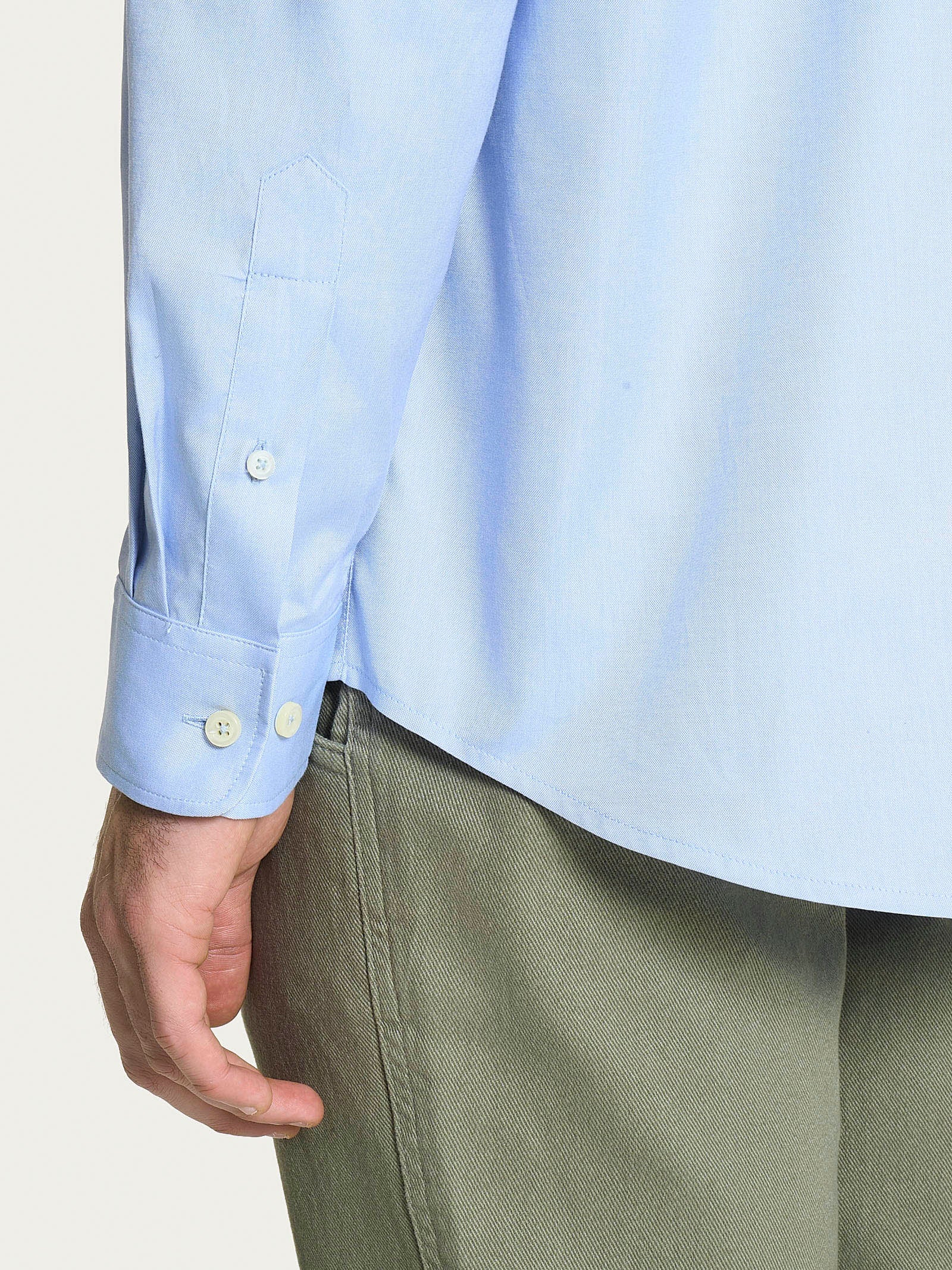 Ragno Camicia Oxford Puro Cotone Brunnera Blue