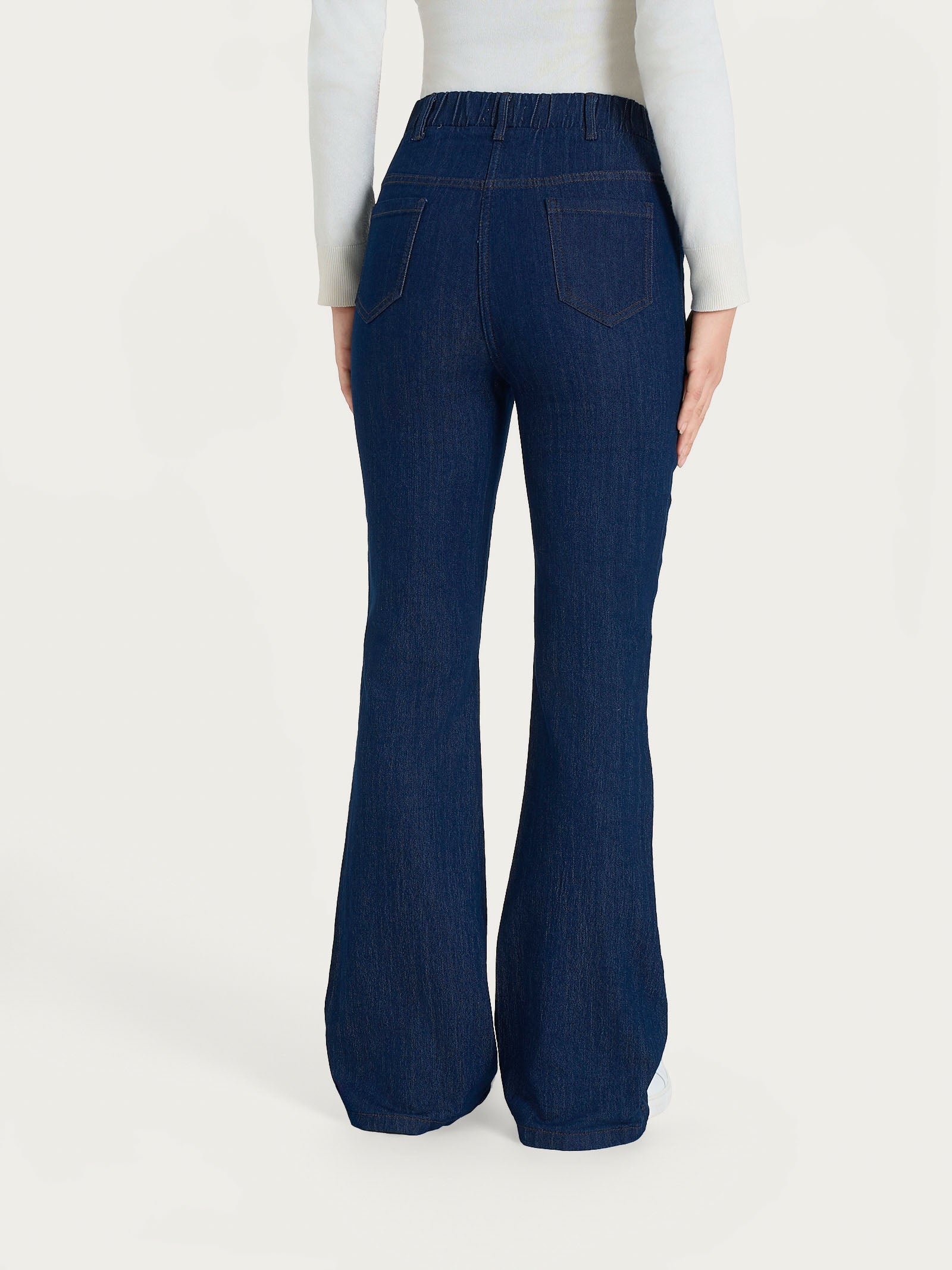 Ragno 4 Seasons Denim Jeans Flare Persia blu elasticizzato