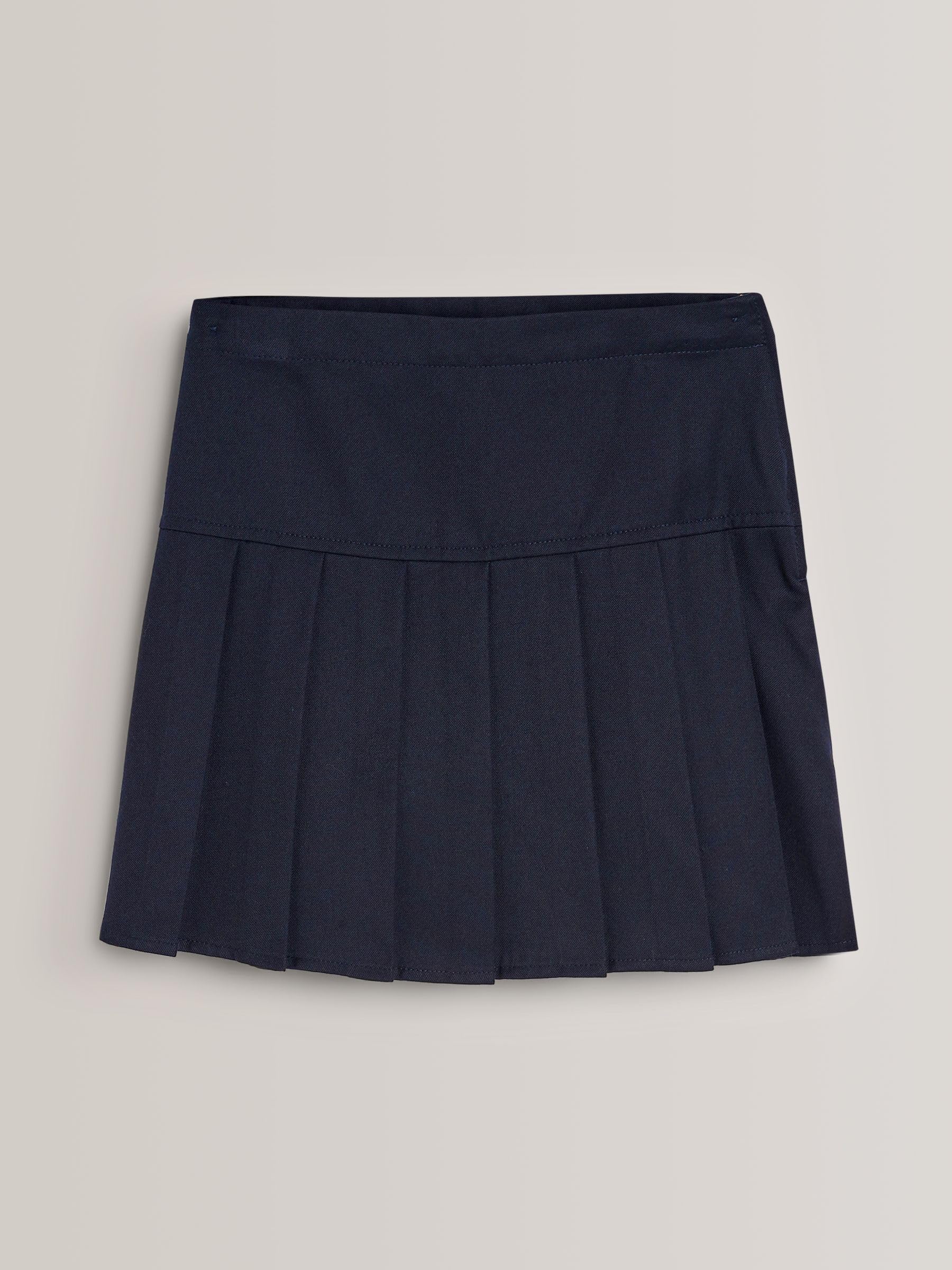 NEXT gonna pieghe bambina scuola 2 pezzi blu facile stiro