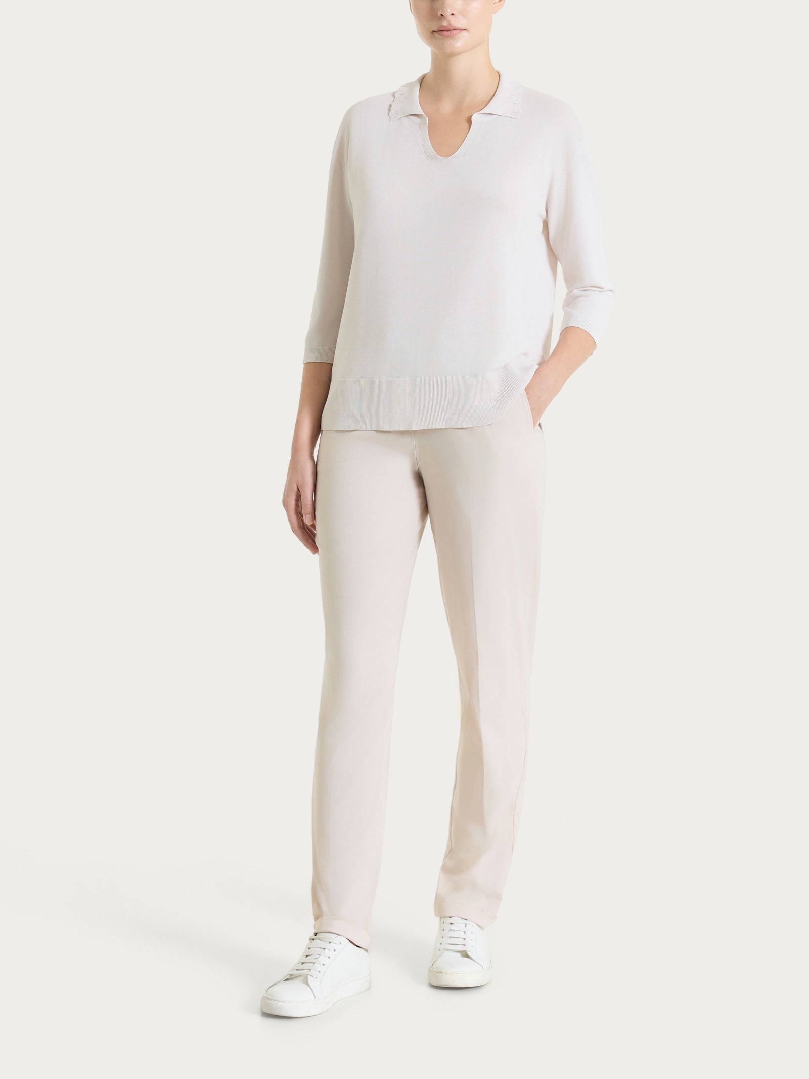 Ragno Super Fresh Pantalone Jogger Almond Peach con Tasche