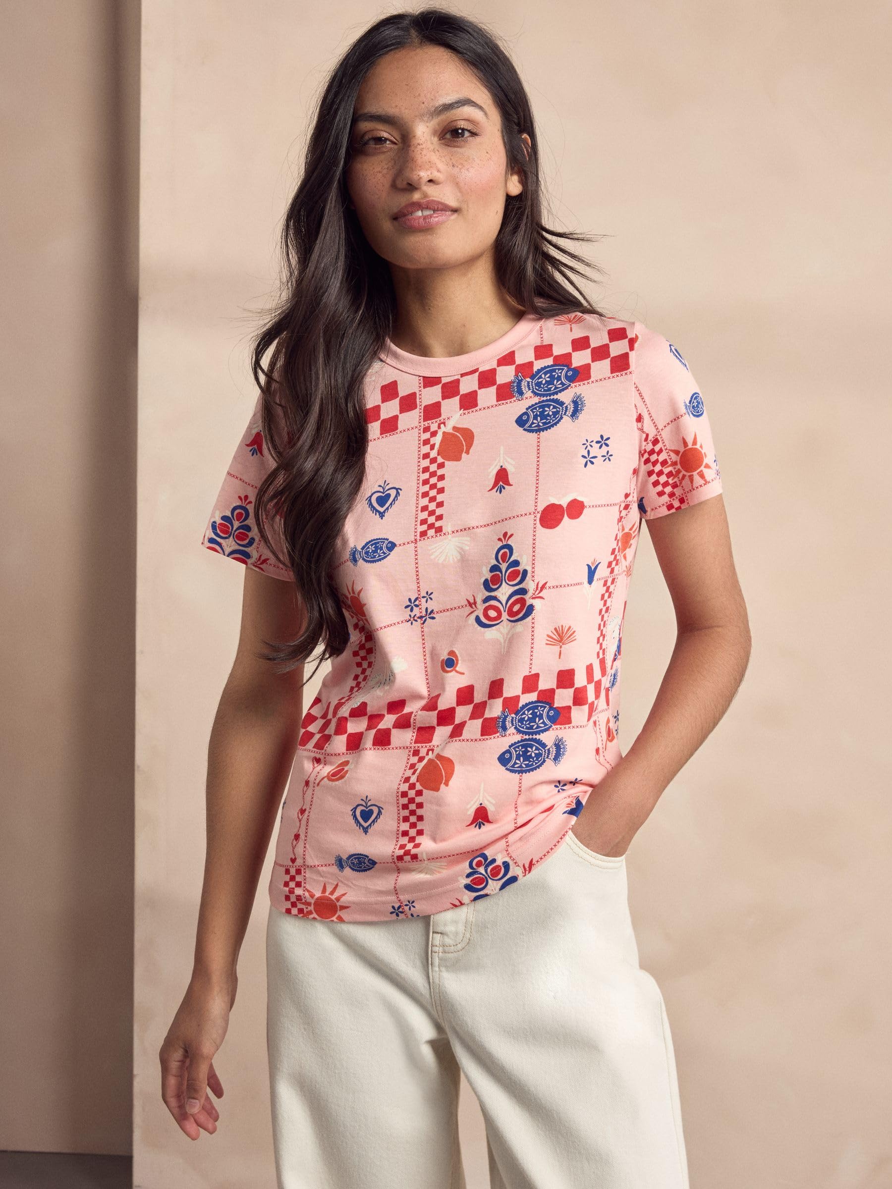 Next T-Shirt Basic Donna S Maniche Corte x7 Cotone