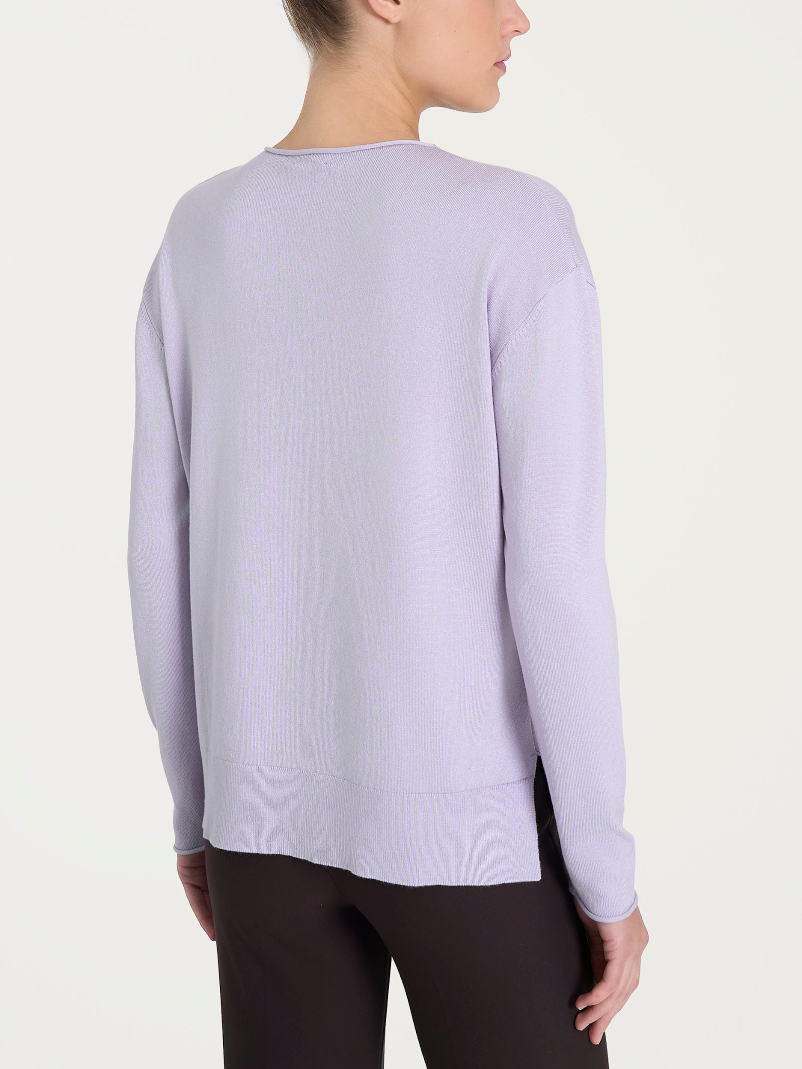 Ragno Four Seasons Maglia Girocollo Asimmetrica Thistle
