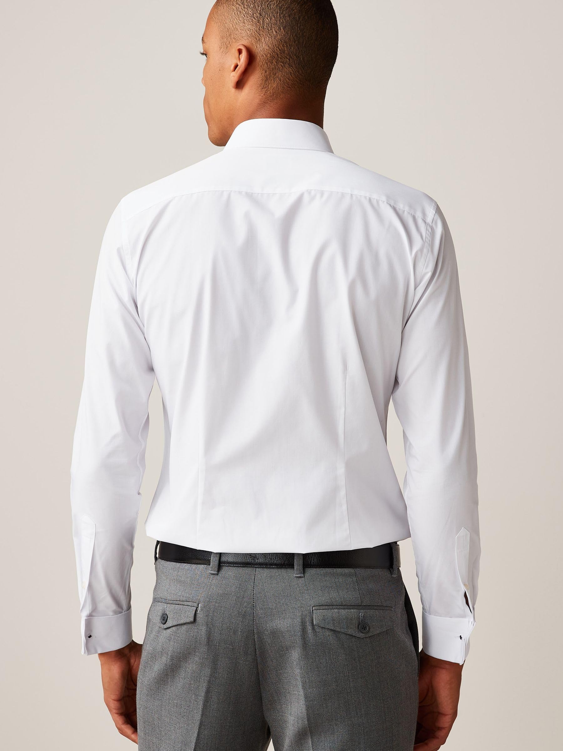 Geo Next camicia easy-care uomo slim taglia 41 nera