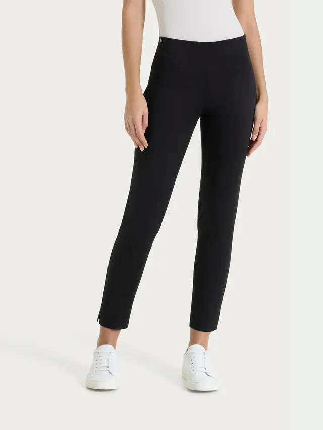 Ragno Satin Power pantalone capri nero skinny