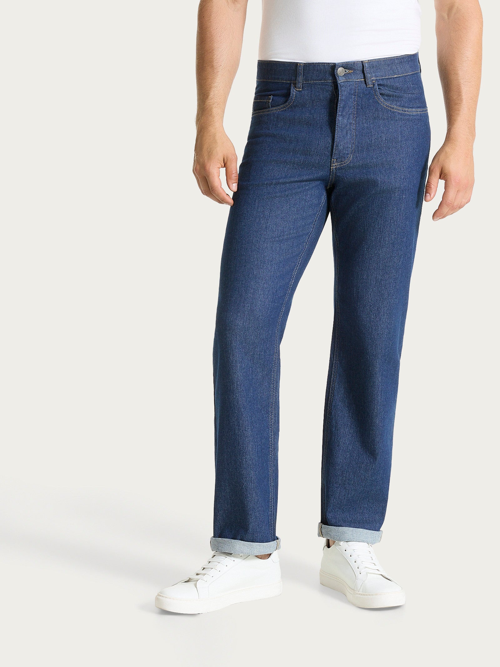 Ragno Jeans Bootleg Light Denim Elasticizzato Indigo Uomo