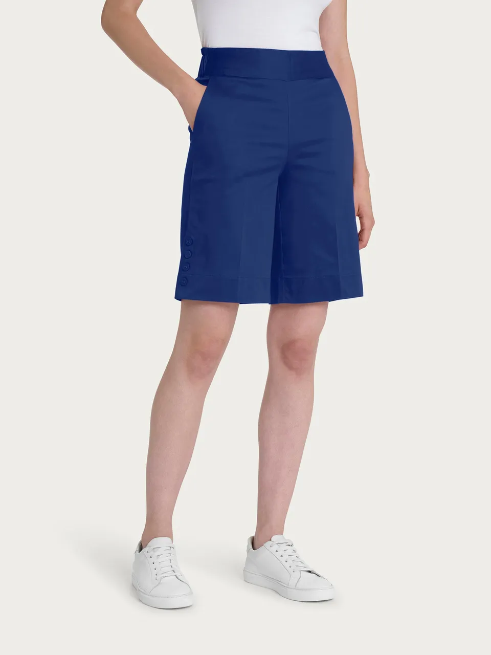 Ragno Satin Power Bermuda Blueberry