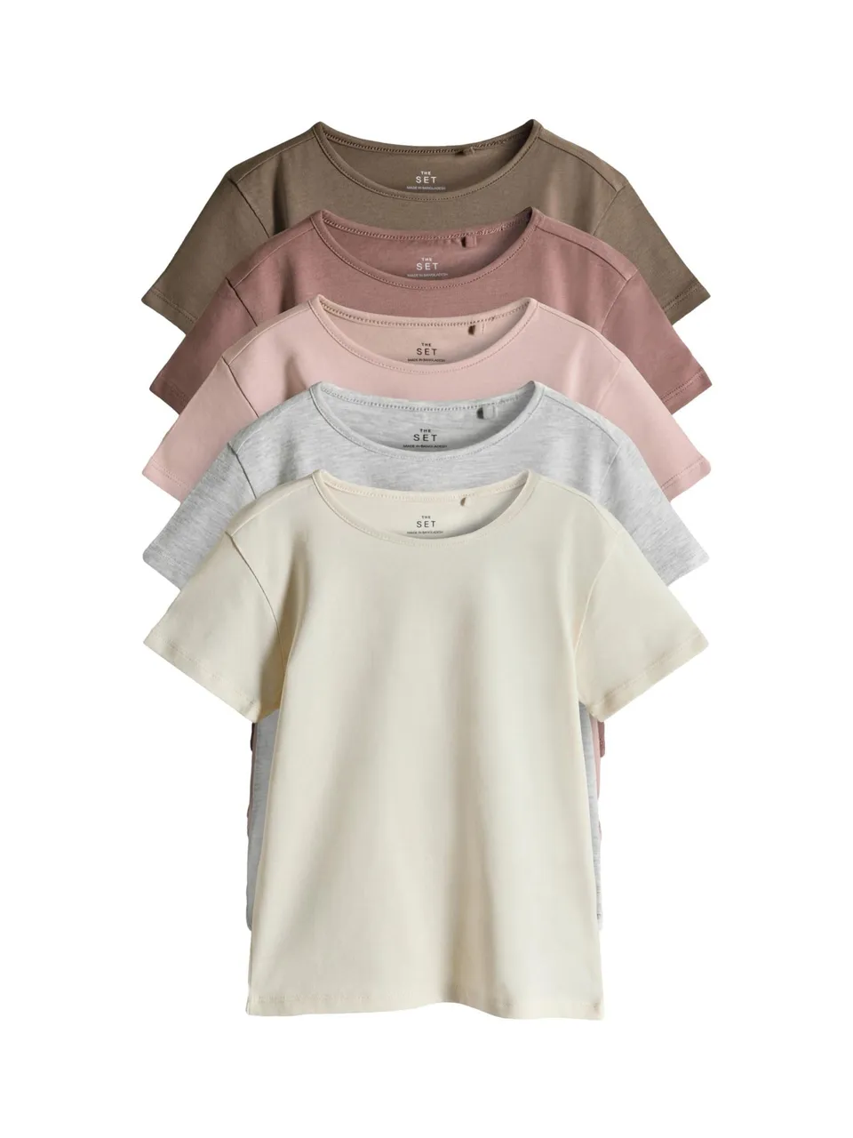 Next The Set 5 t-shirt bambina girocollo manica corta