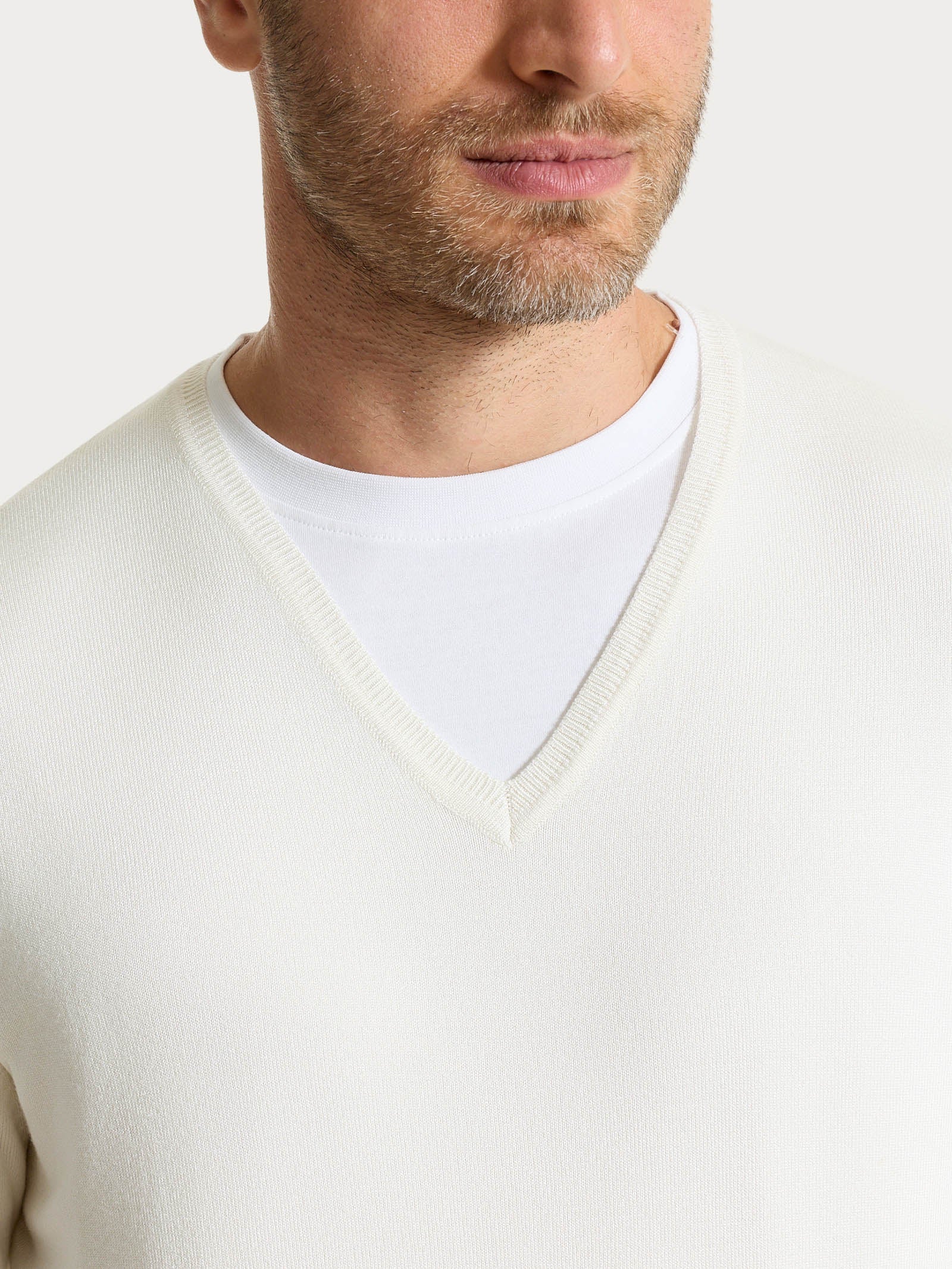 Ragno Summertime Maglia Uomo Scollo V Champignon