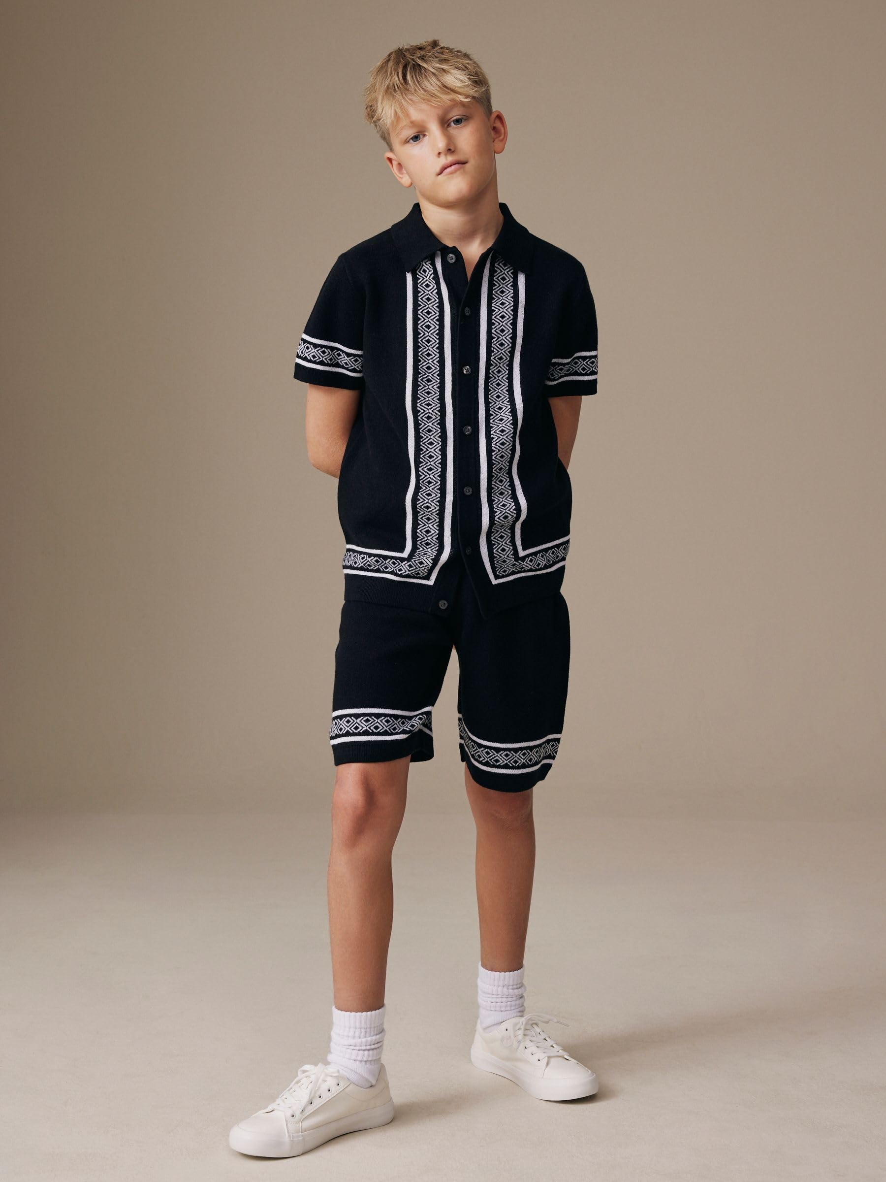 Next Completo Polo in Maglia e Shorts Bambino 98