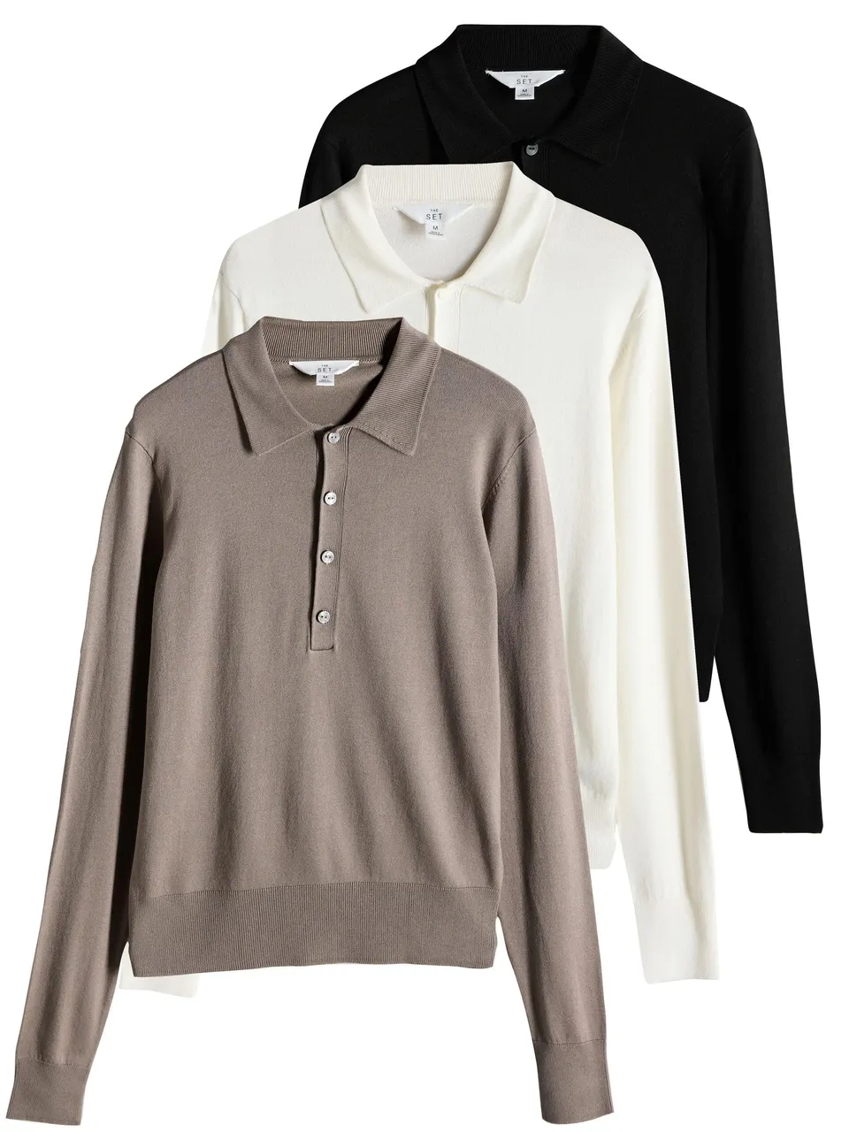 Geo Next The Set 3 polo maglia sottile colletto uso quotidiano